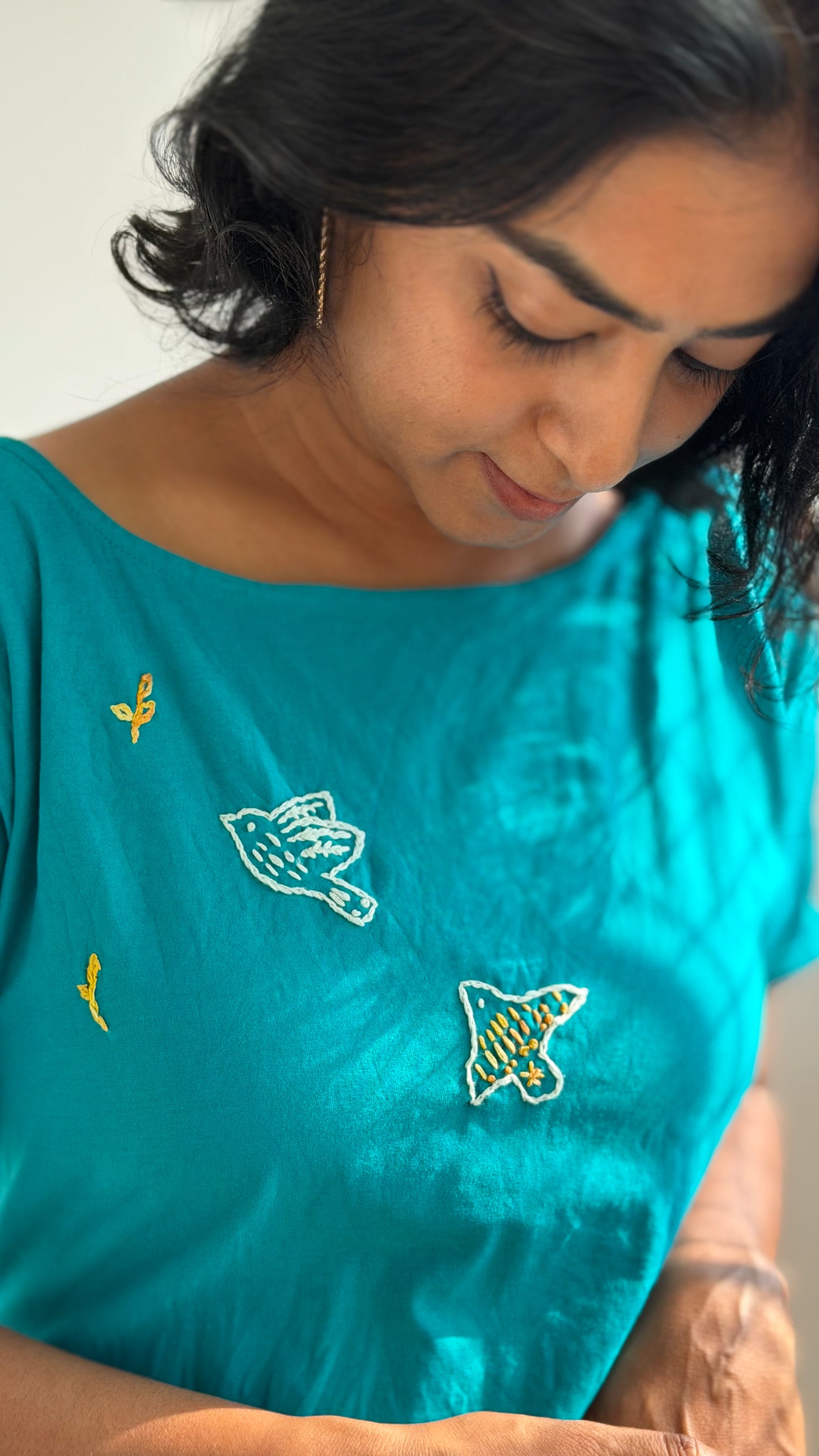 π
CalmFlow Dress (Teal)
