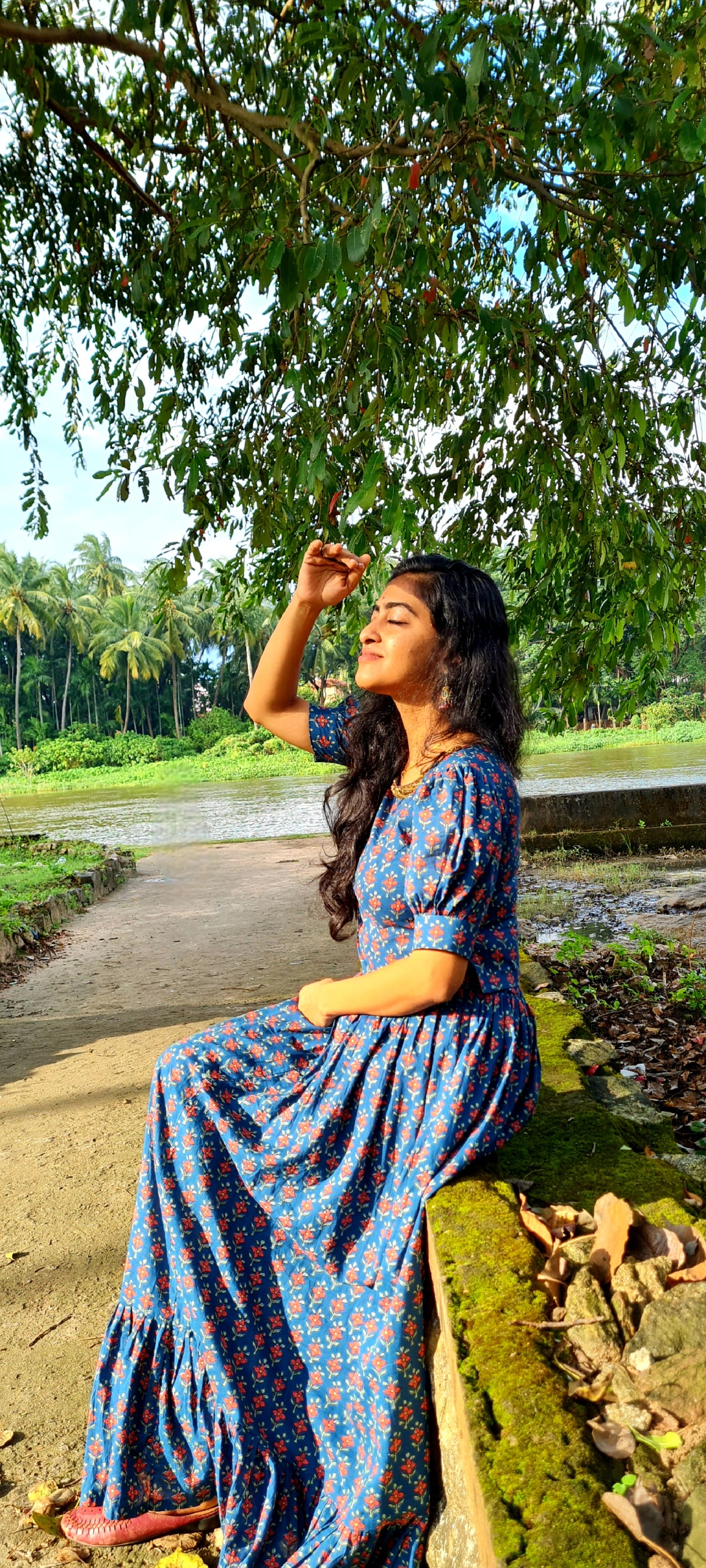 Elegance in Simplicity: Cotton Skirt ANd Crop TOp