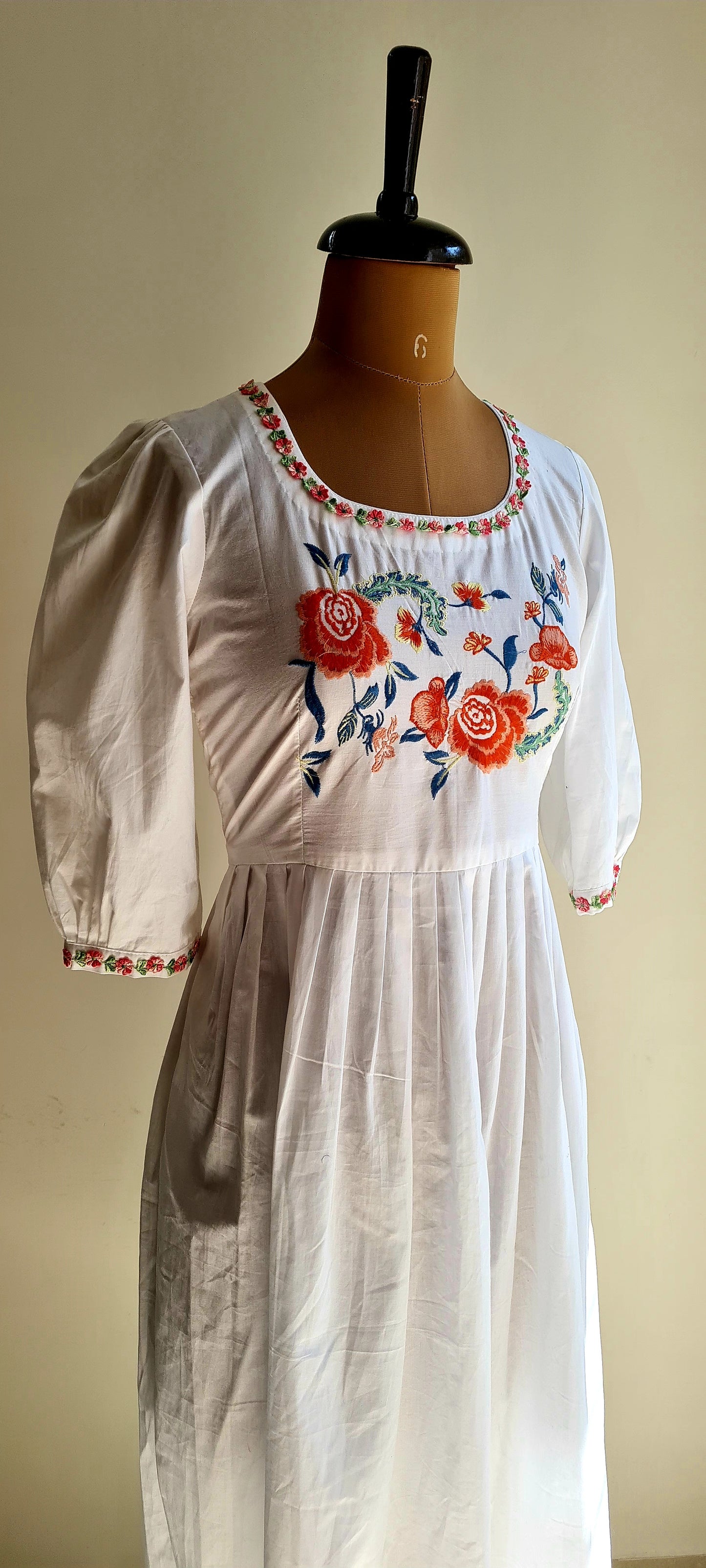 White Embroidery Floral