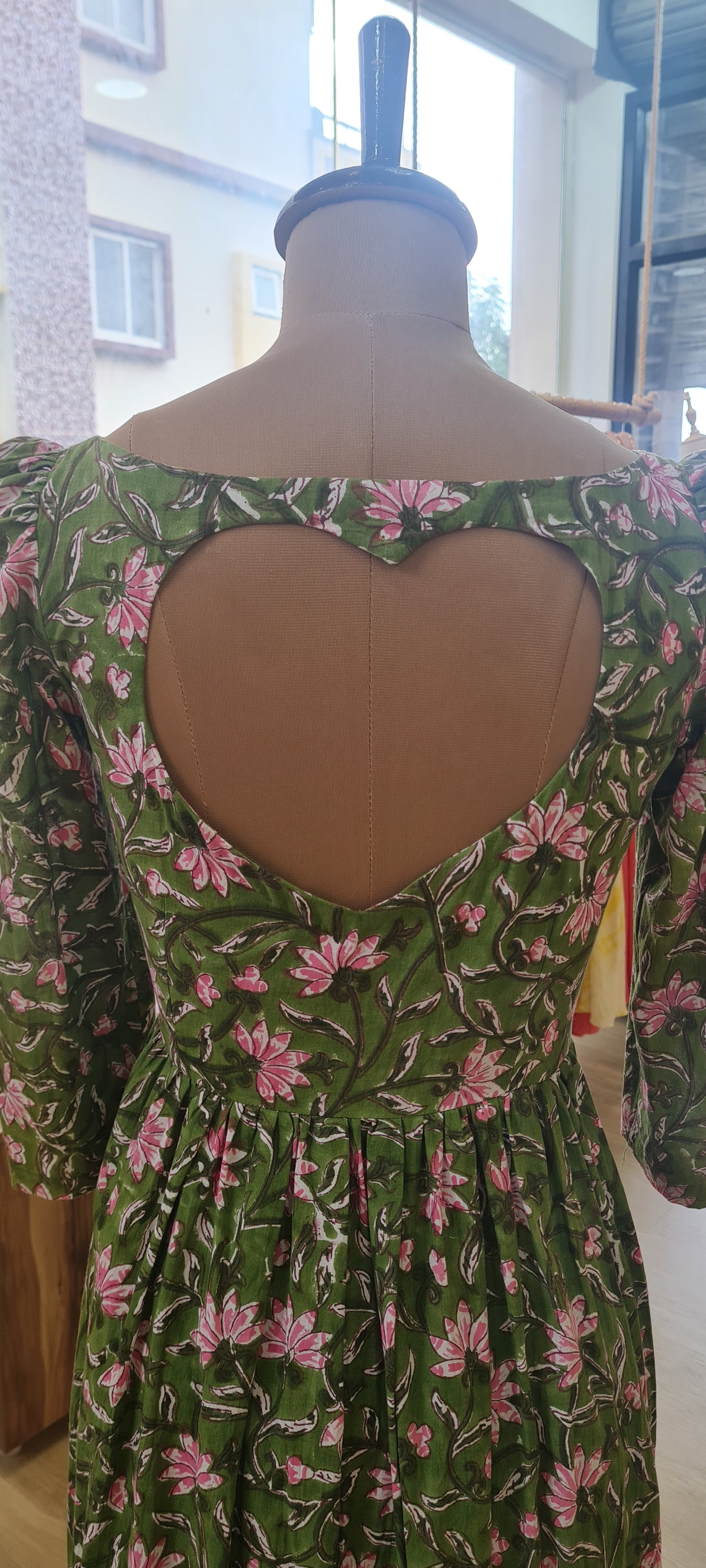 The Green Lotus Petal Frock