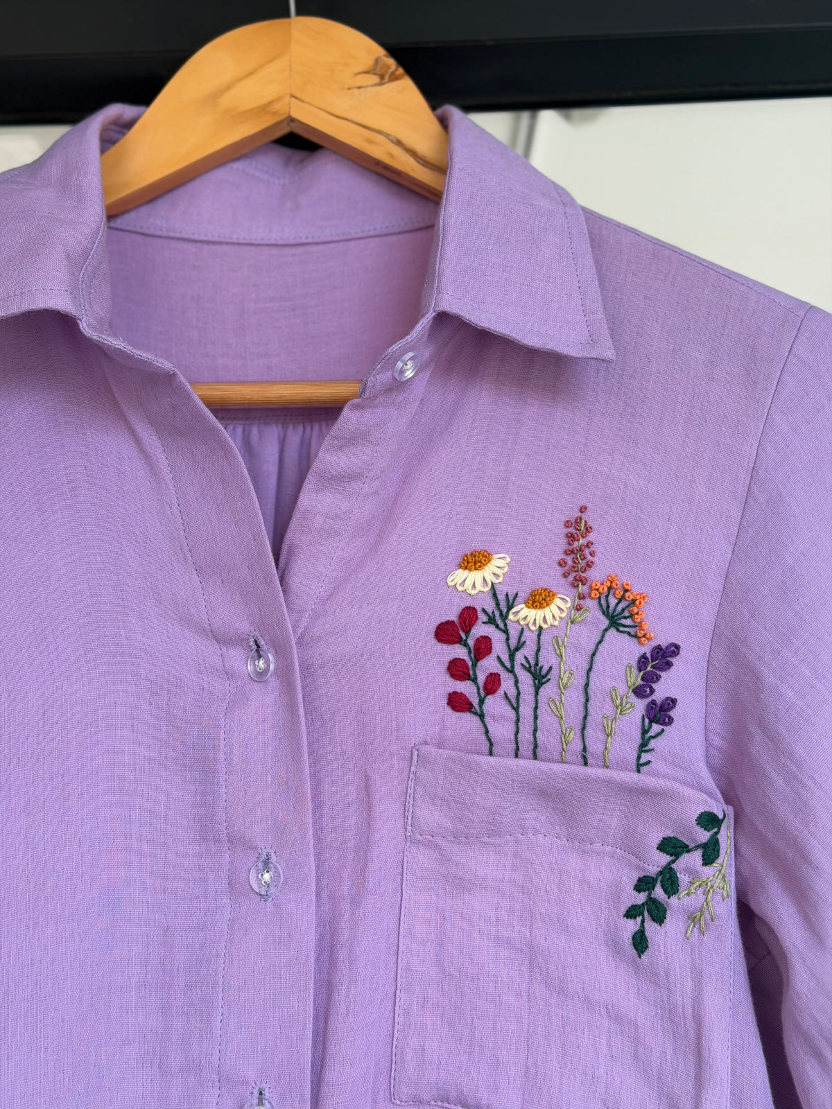 Lavender Gauze Shirt