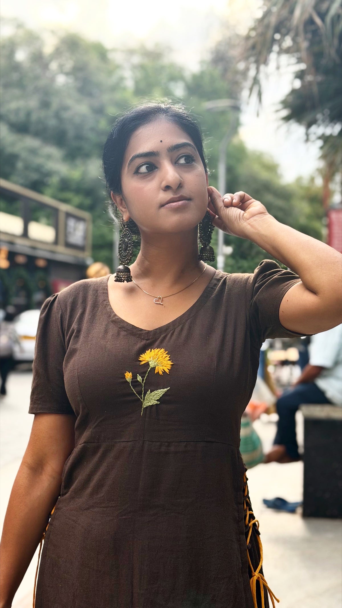 Mitti Kurti And Bottom Set