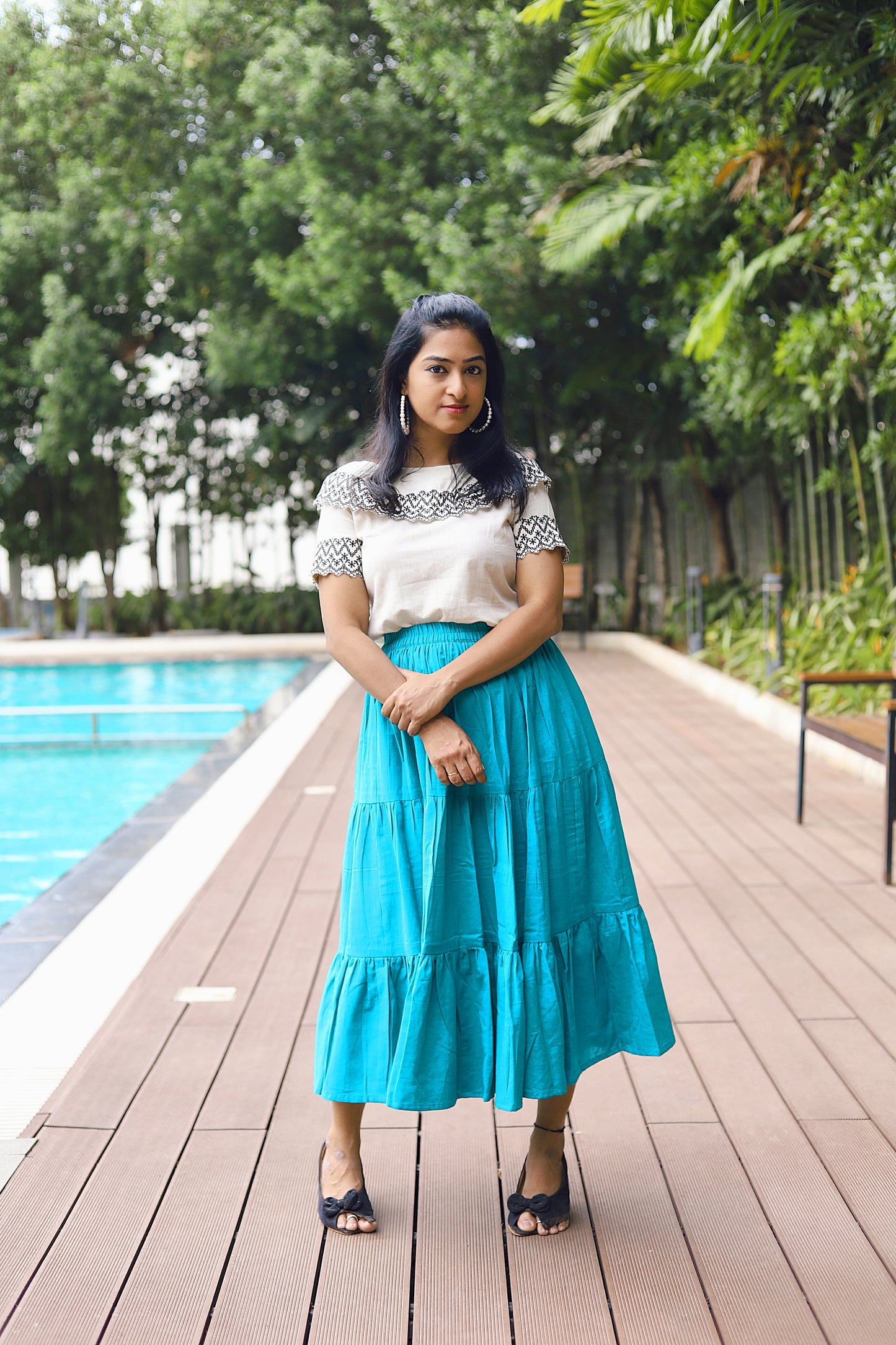 Mirabel Magic in Every Thread : Skirt And Crop Top