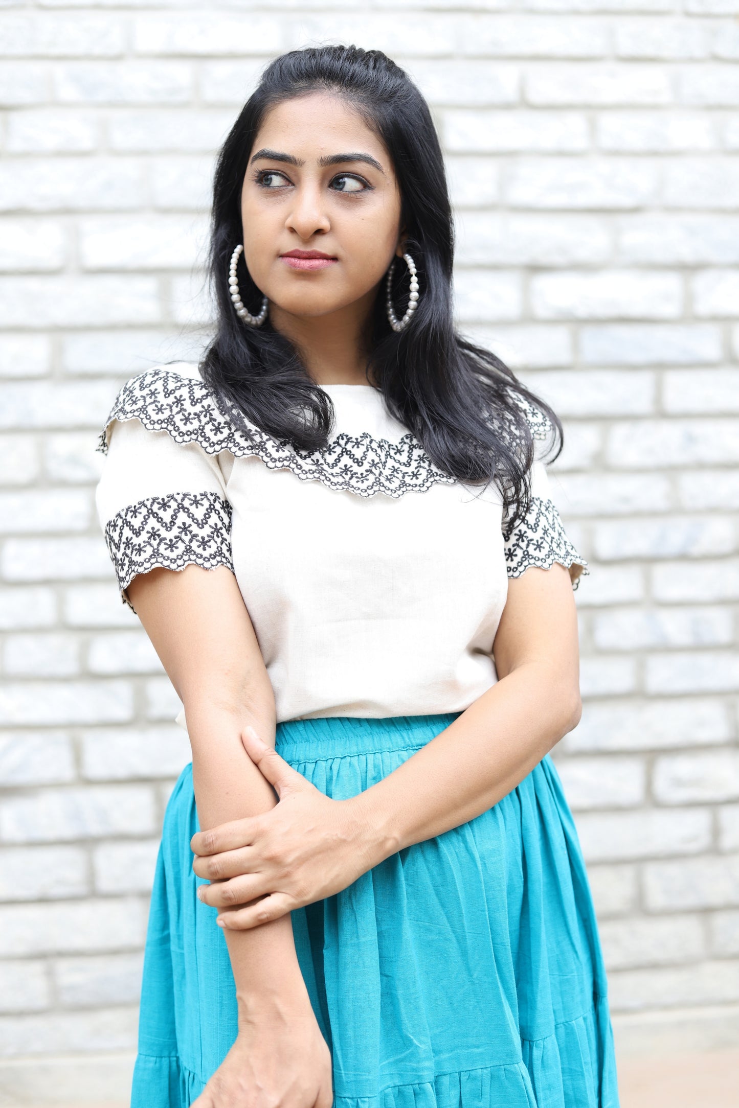 Mirabel Magic in Every Thread : Skirt And Crop Top