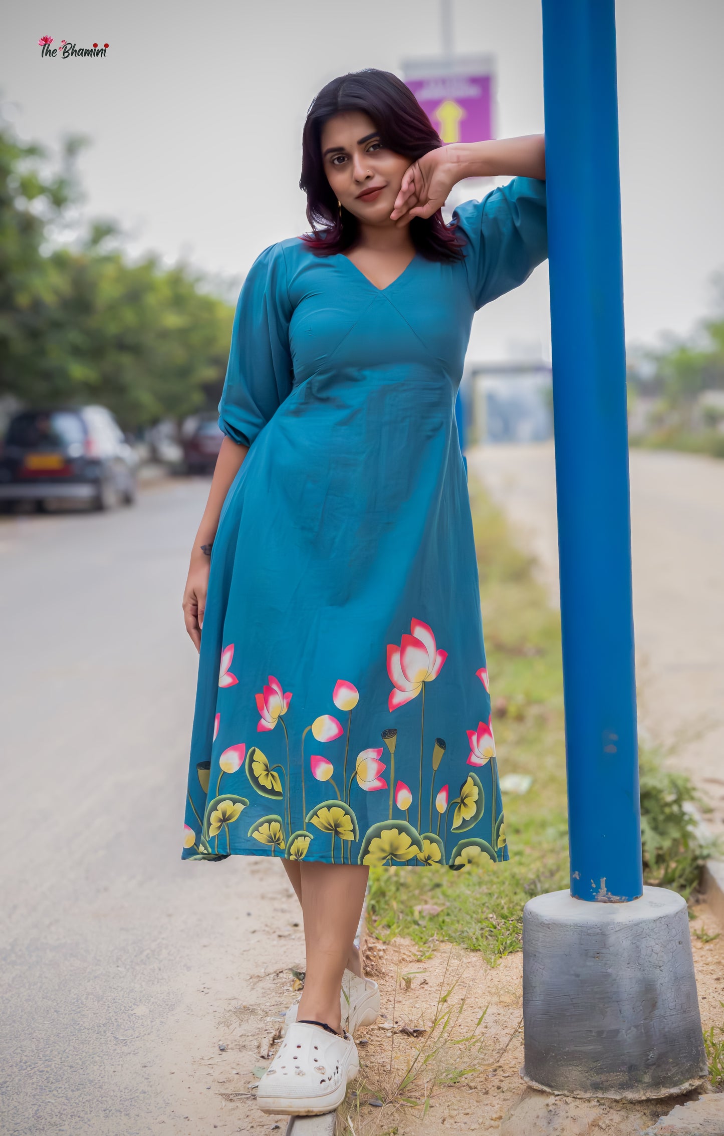 FR00013 Teal Beauty Frock