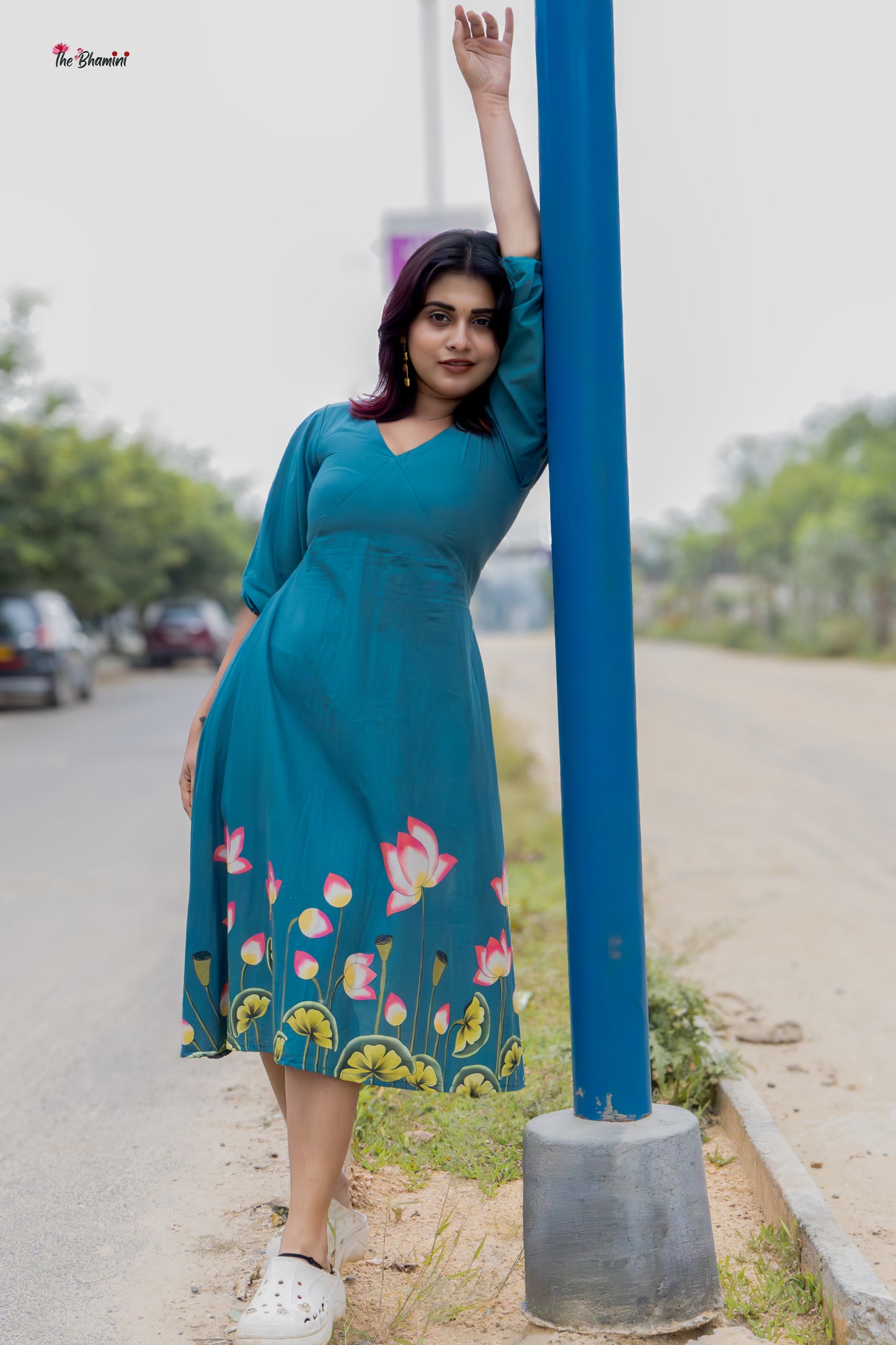 FR00013 Teal Beauty Frock