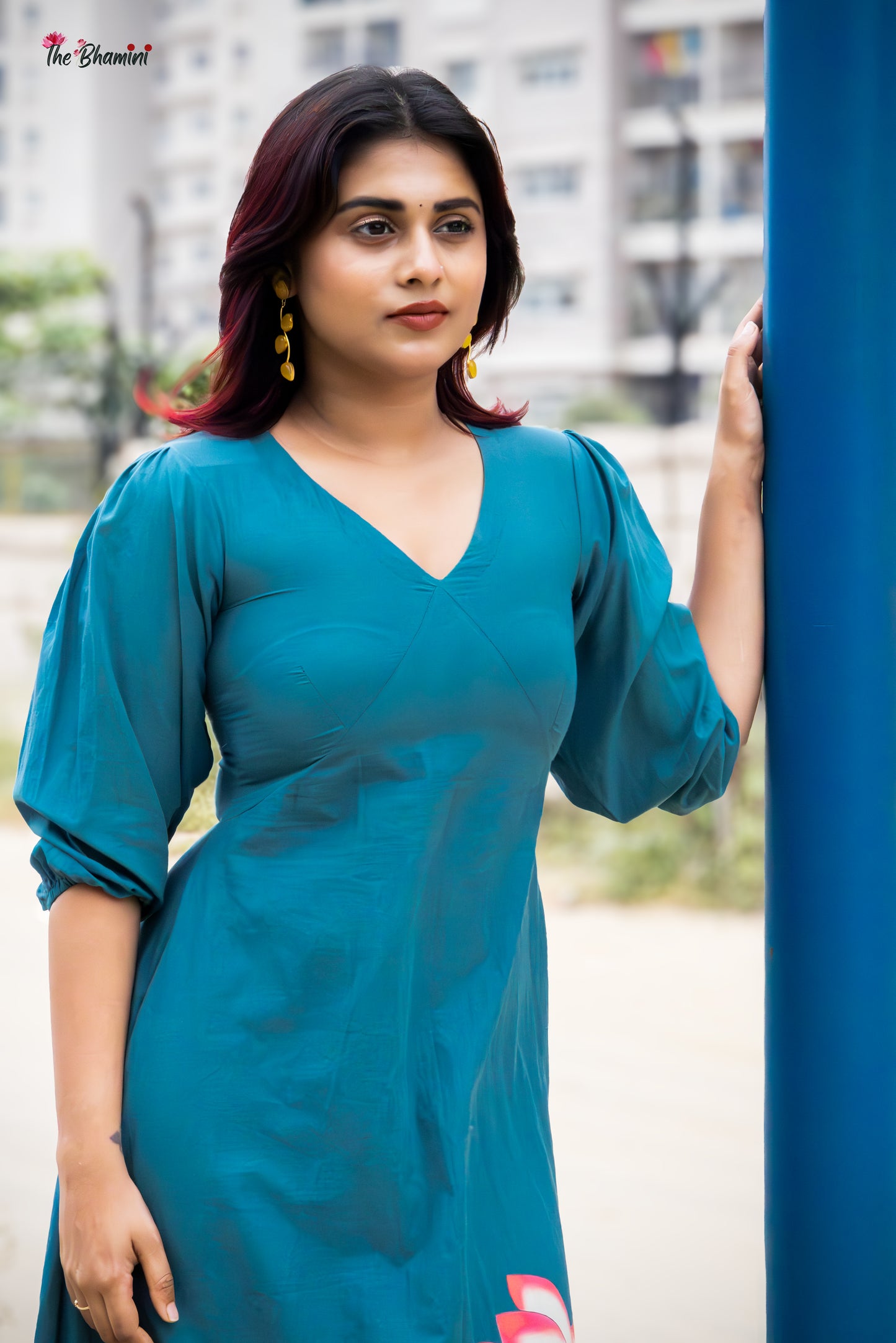 FR00013 Teal Beauty Frock