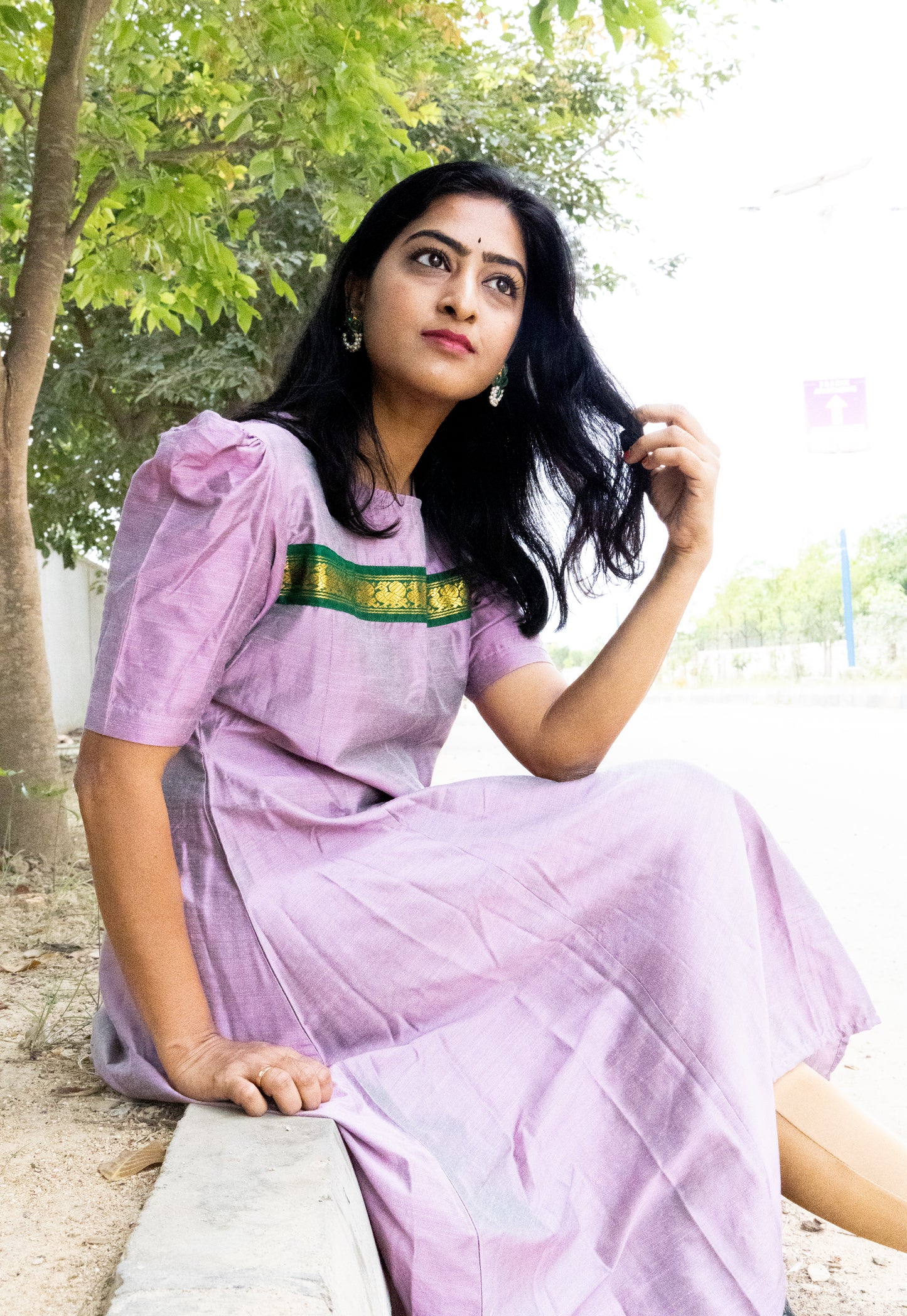 The Kanchi Lavender Top