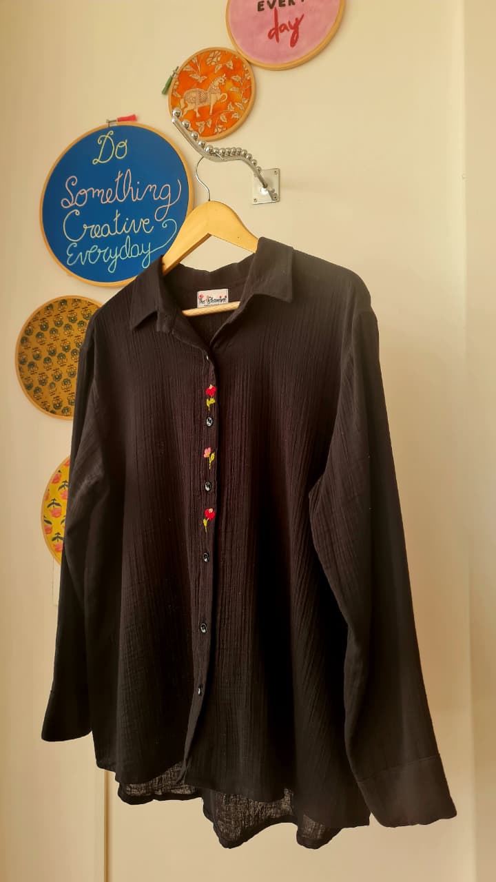 Midnight Bloom Shirt(SH0007)