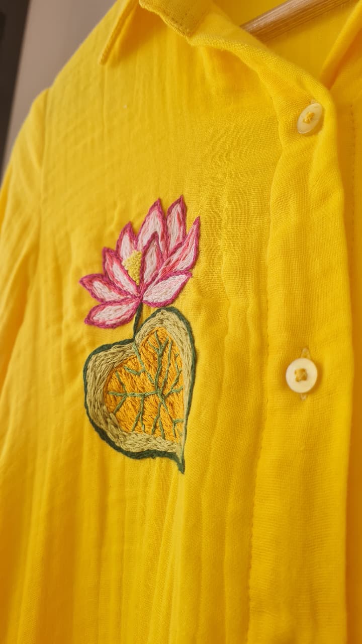 Sunshine Lily Long Shirt(SH0010)