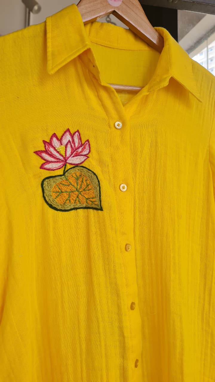Sunshine Lily Long Shirt(SH0010)