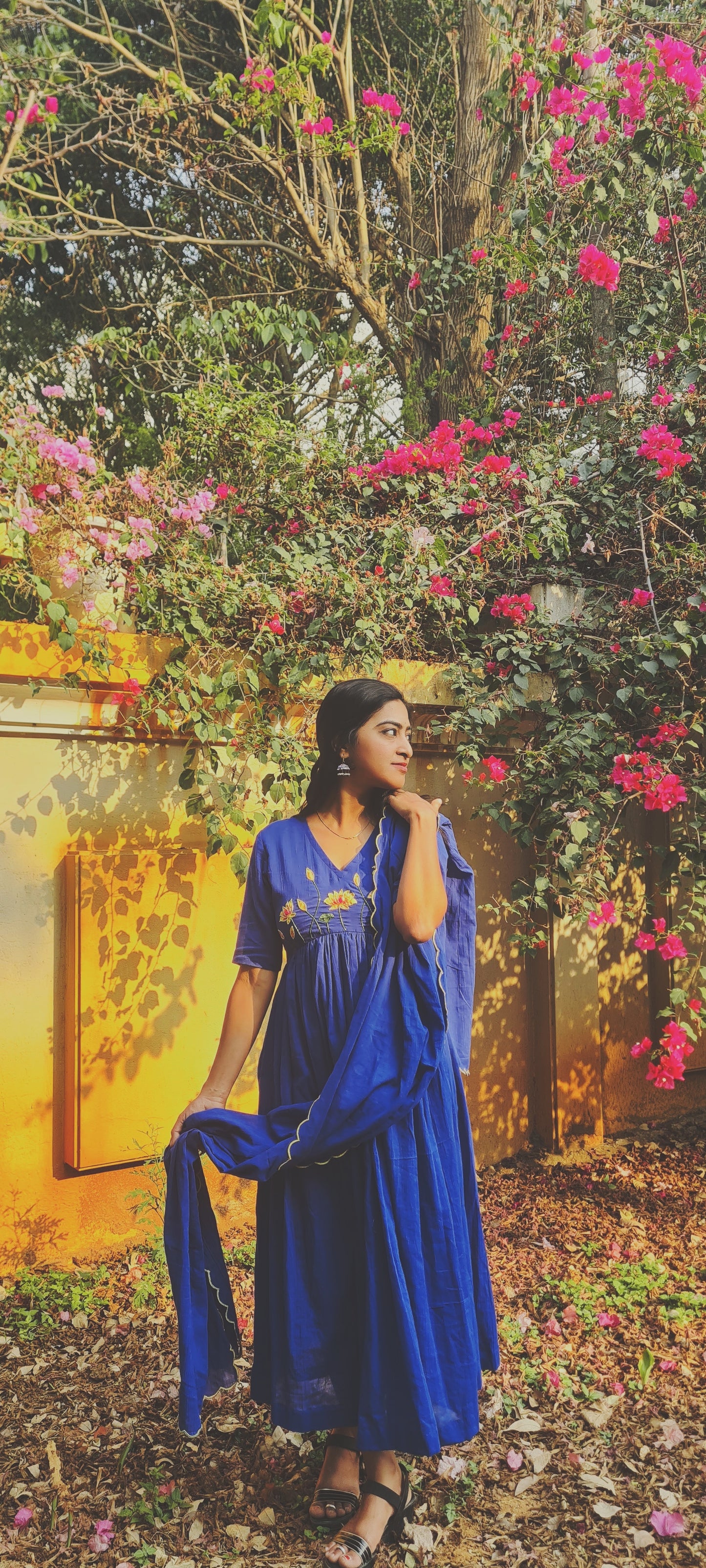 Beauty of The Waves Alia Cut Frock