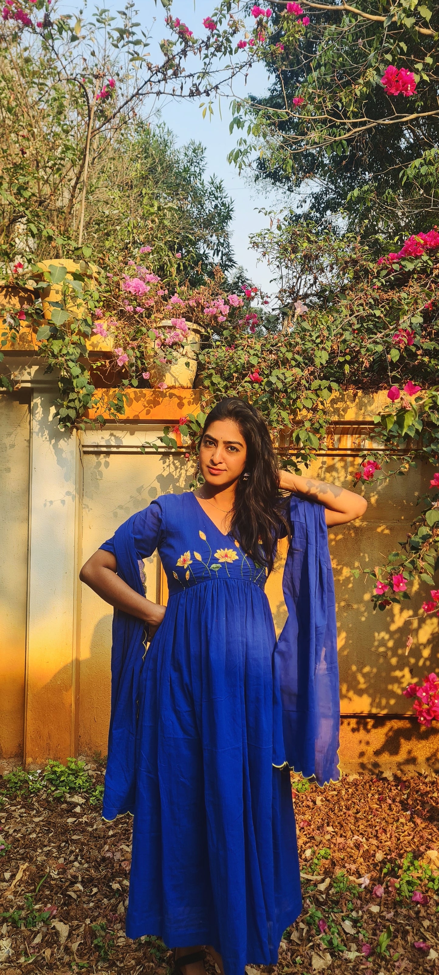Beauty of The Waves Alia Cut Frock