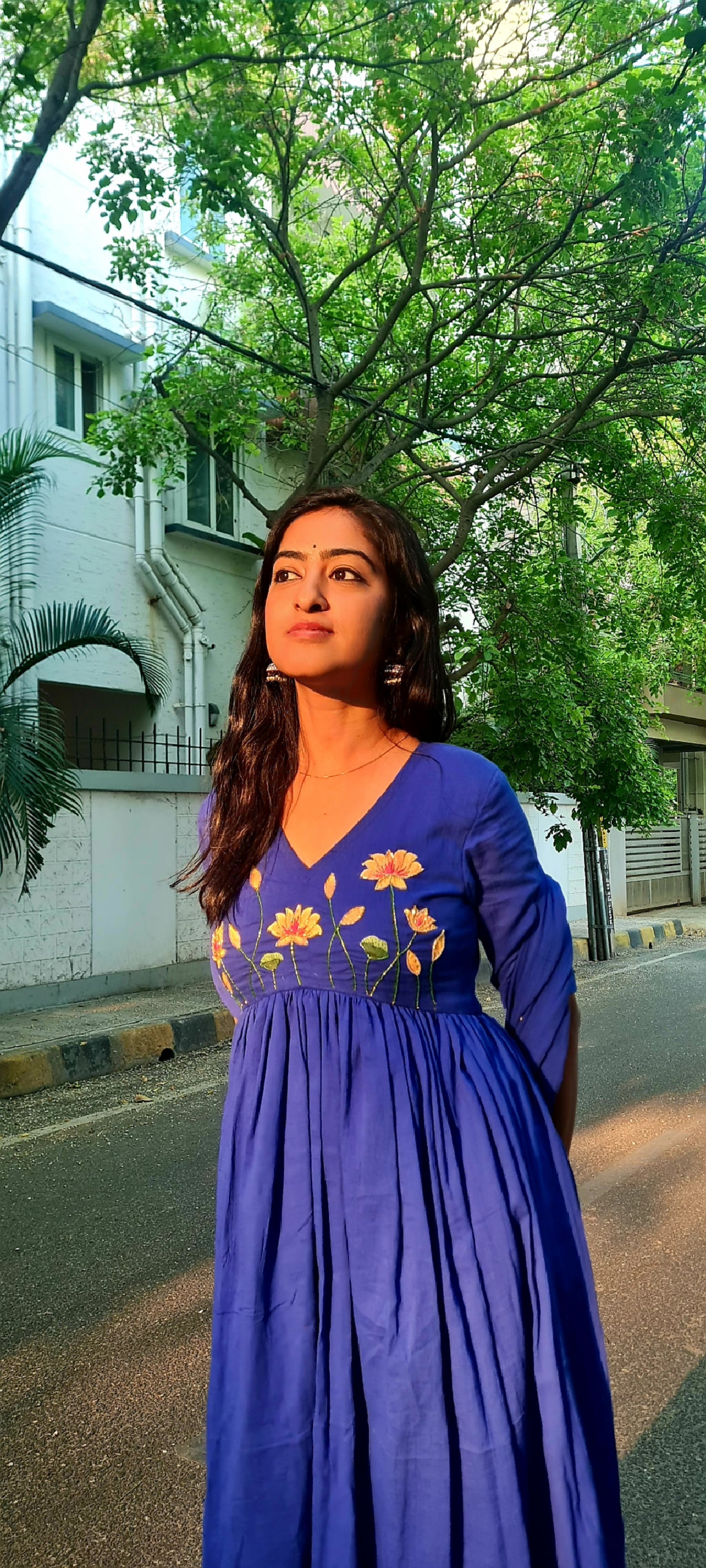 Beauty of The Waves Alia Cut Frock