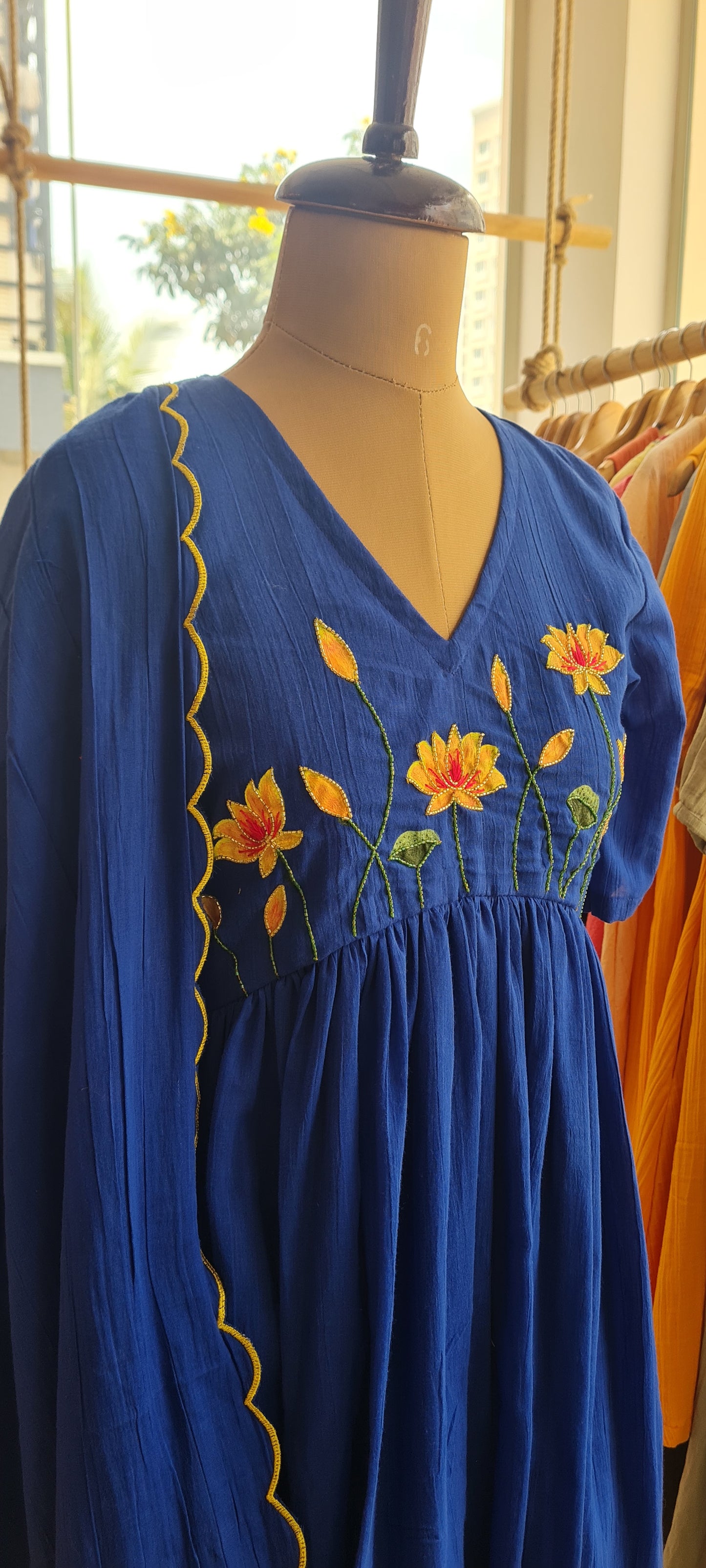 Beauty of The Waves Alia Cut Frock