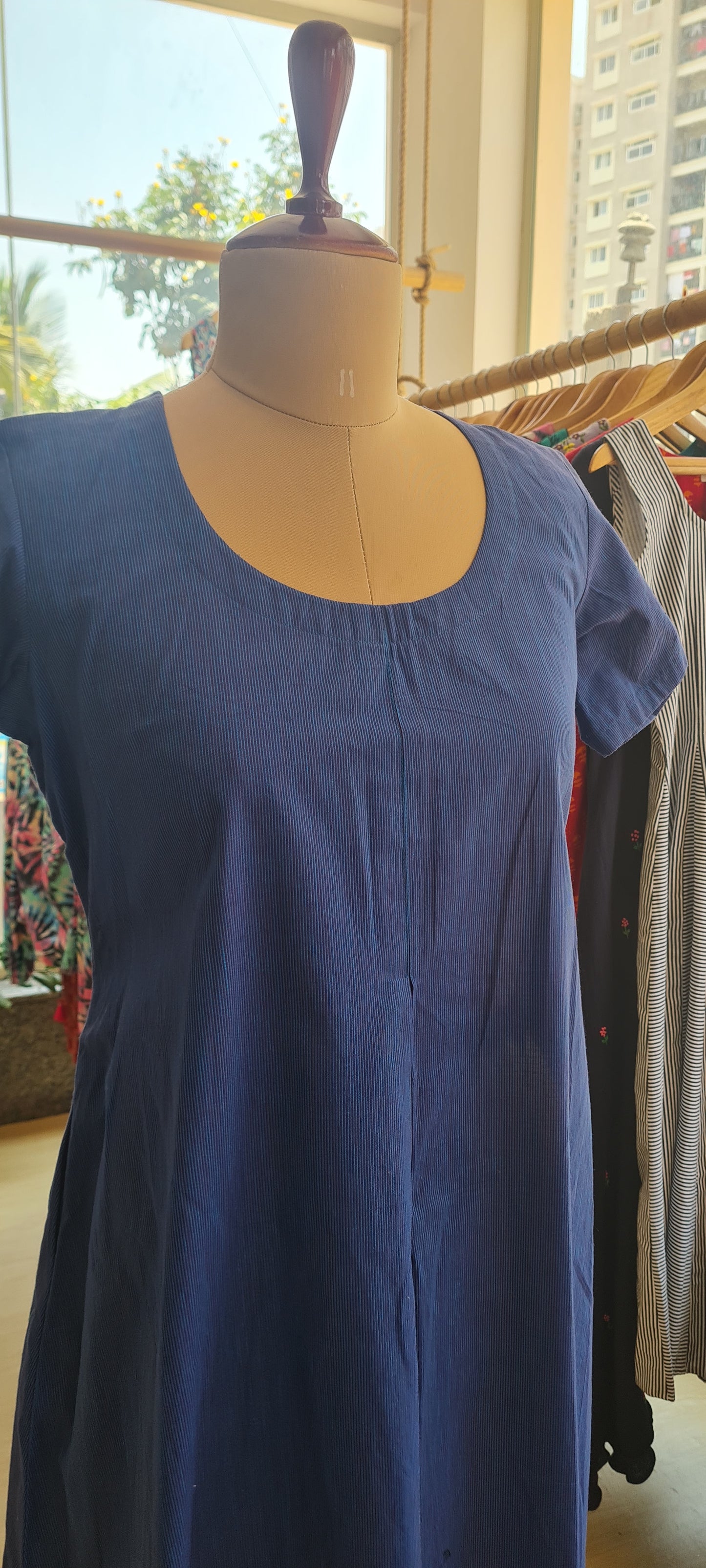 The Blue Relaxed Fit Frock
