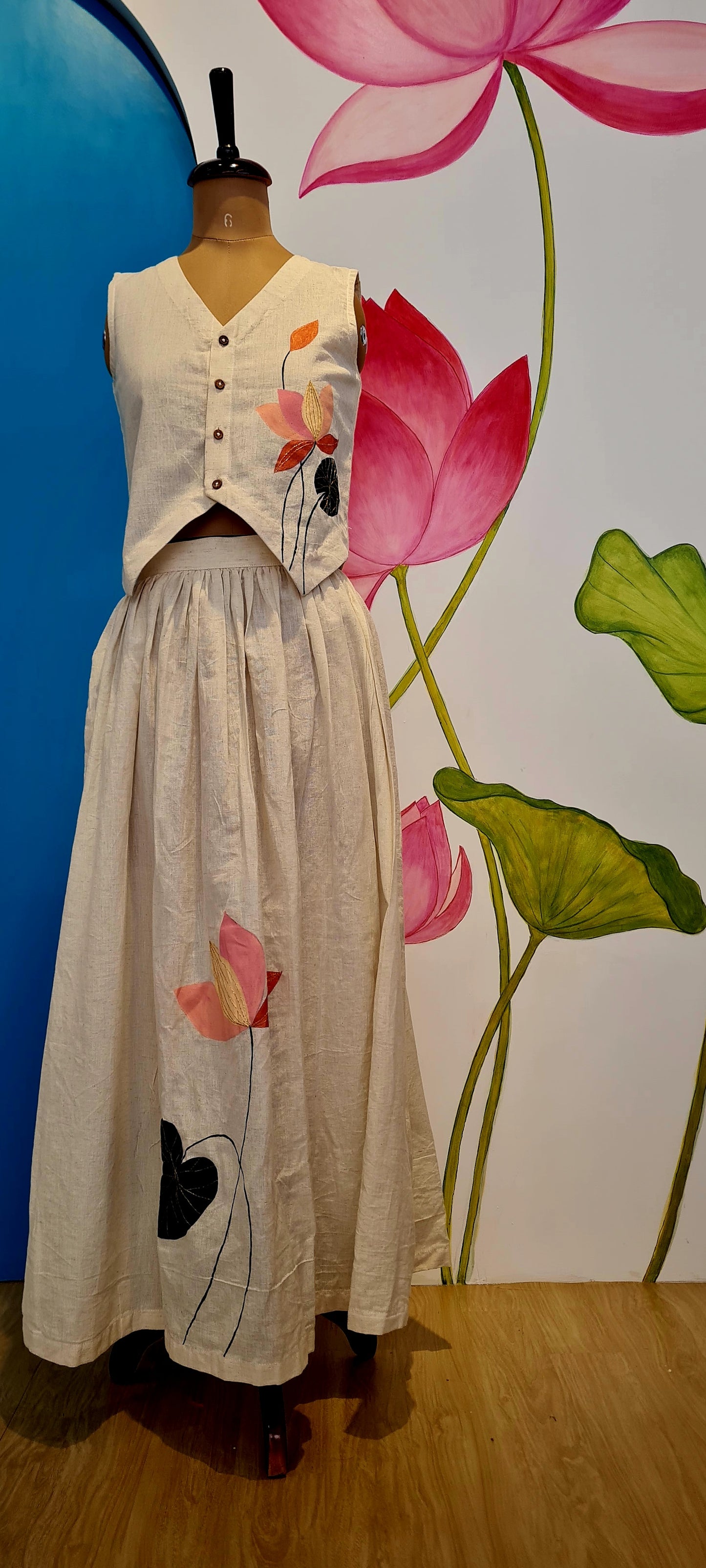 The Lotus Whisper Skirt And Top