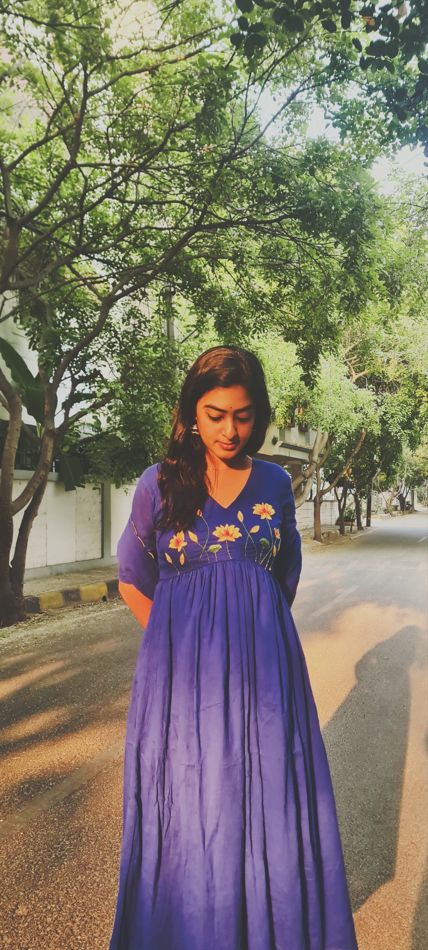 Beauty of The Waves Alia Cut Frock