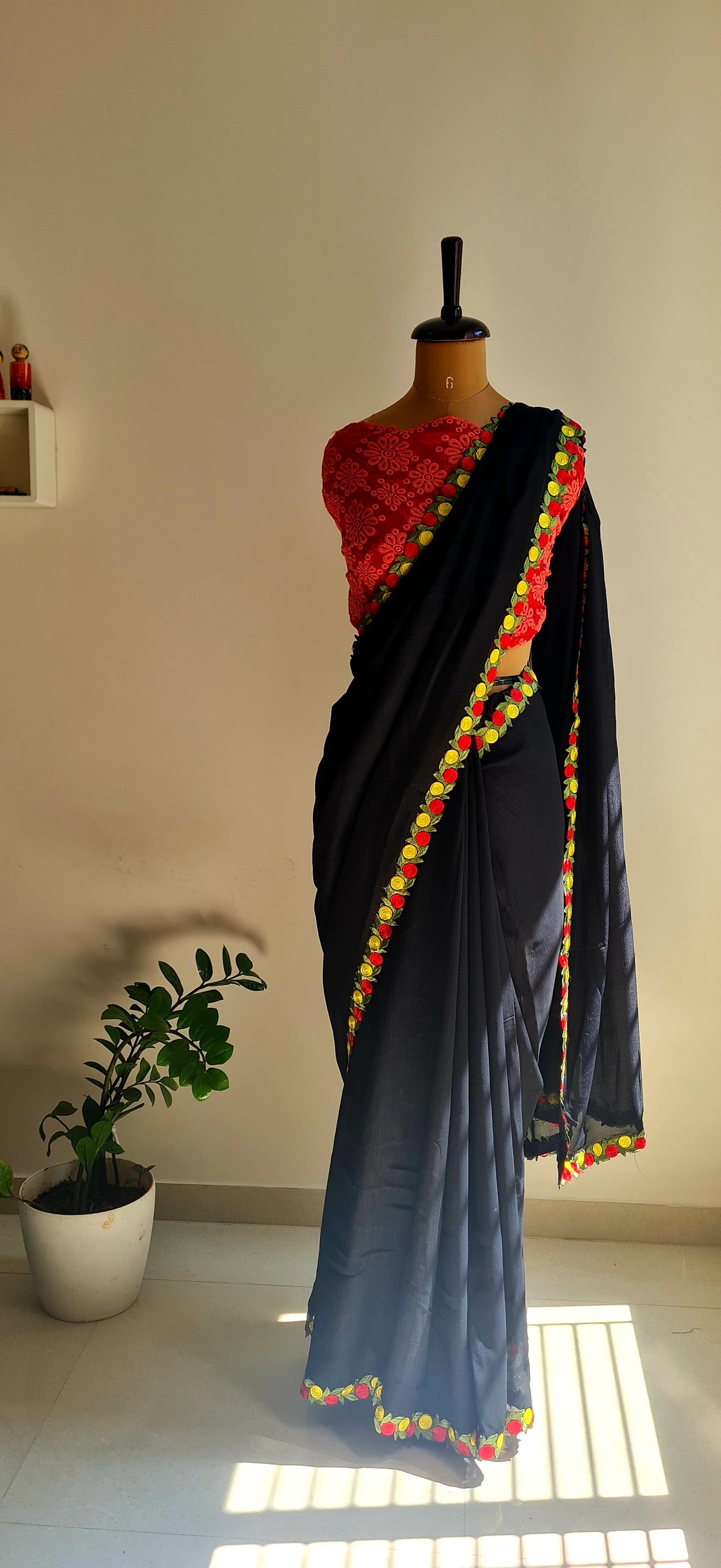 The Black Saree..