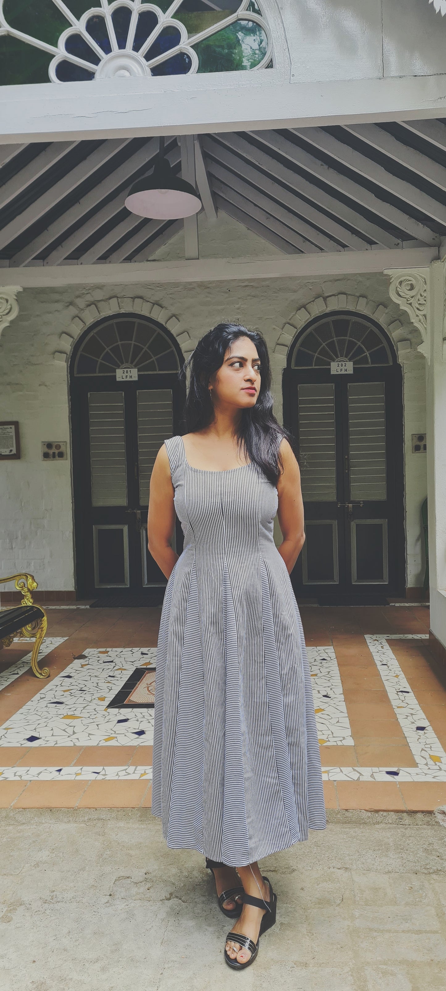 Stripe Symphony Frock