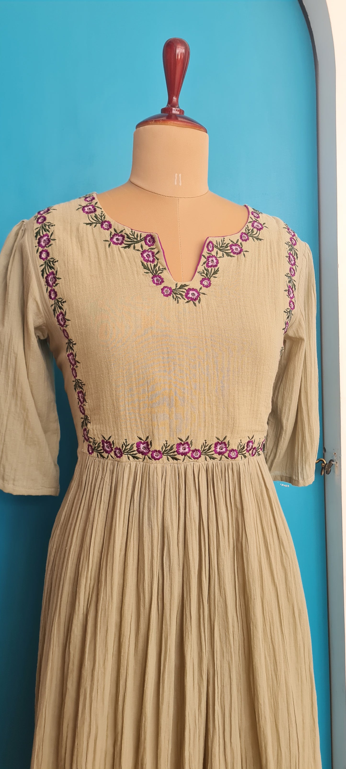 Mint Green Gauze Frock