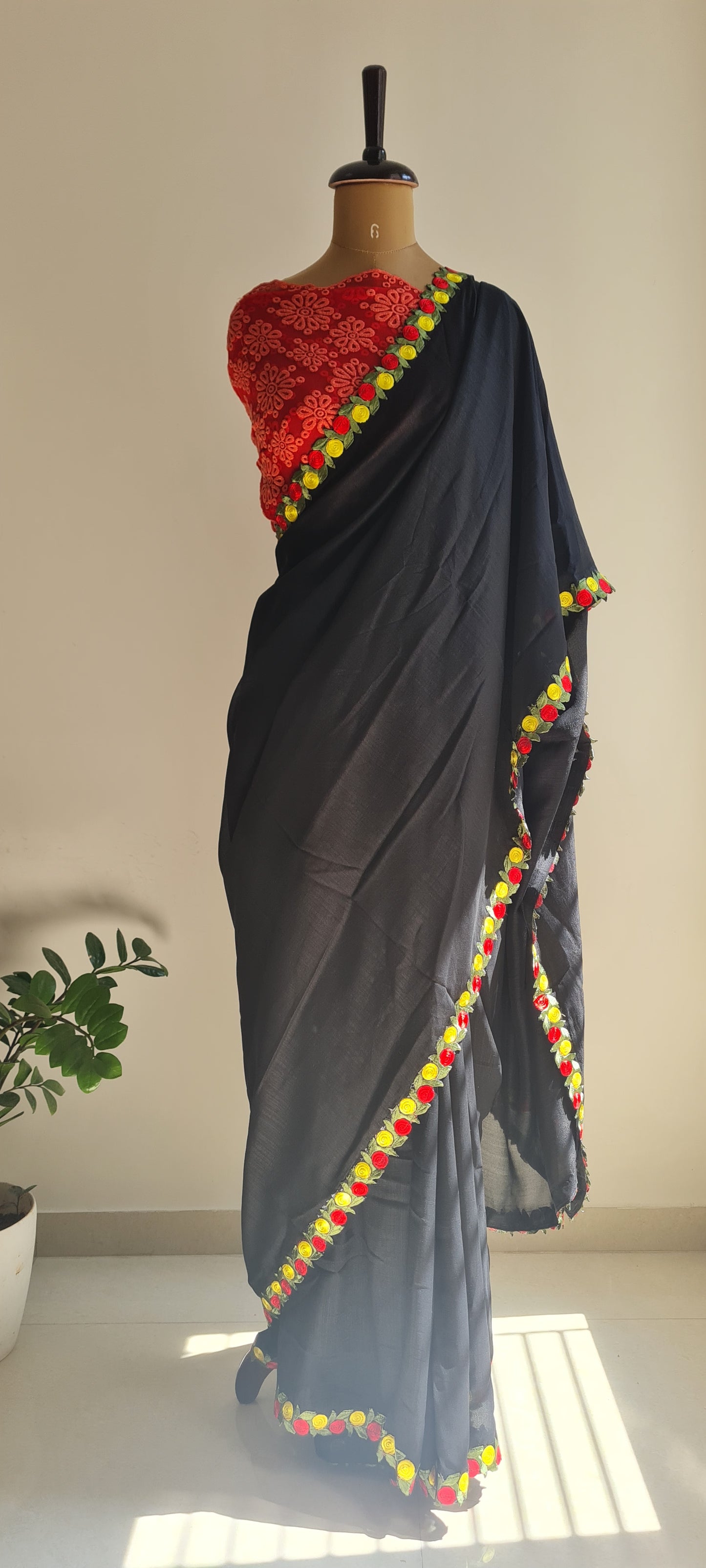 The Black Saree..