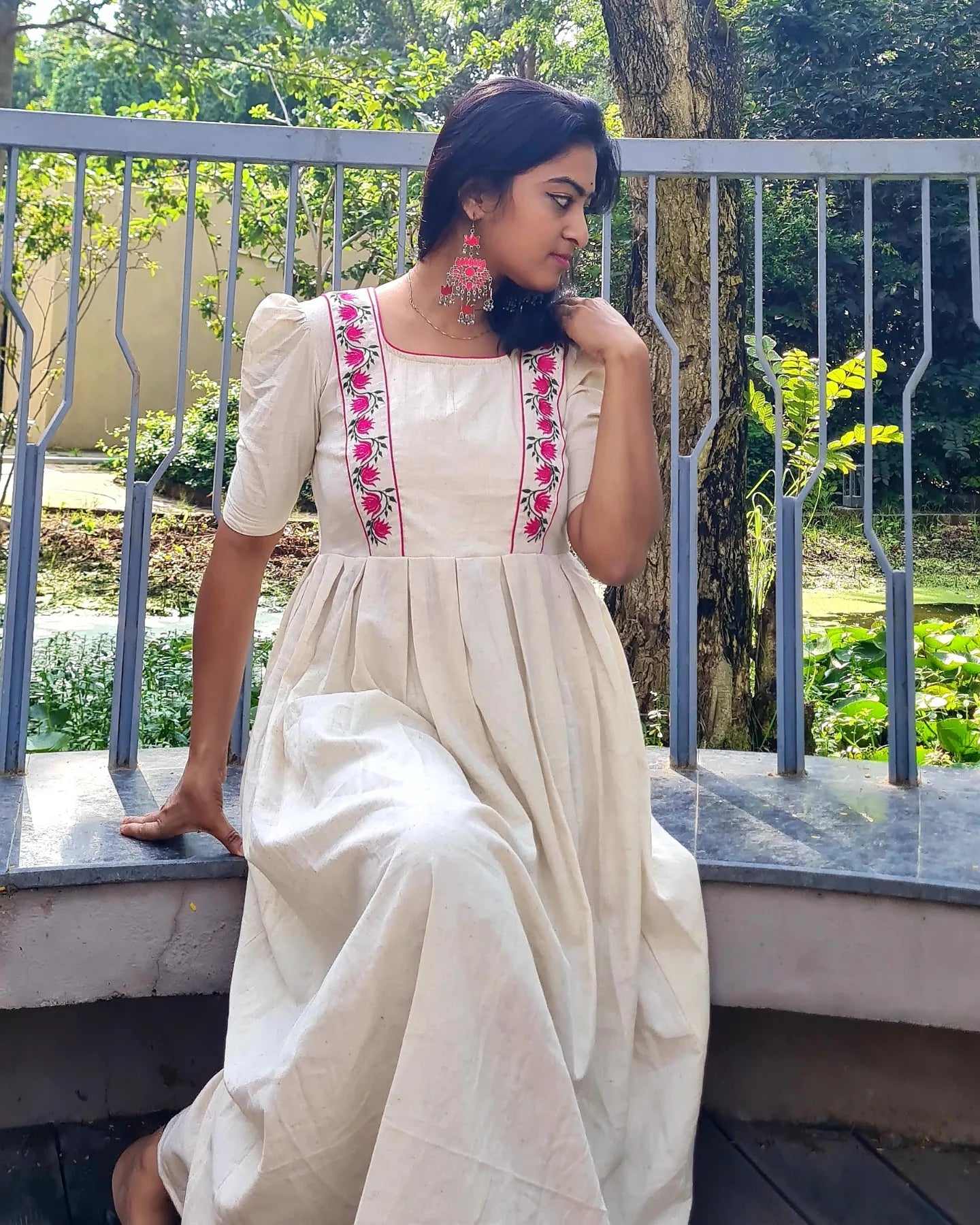Lotus Waves Frock