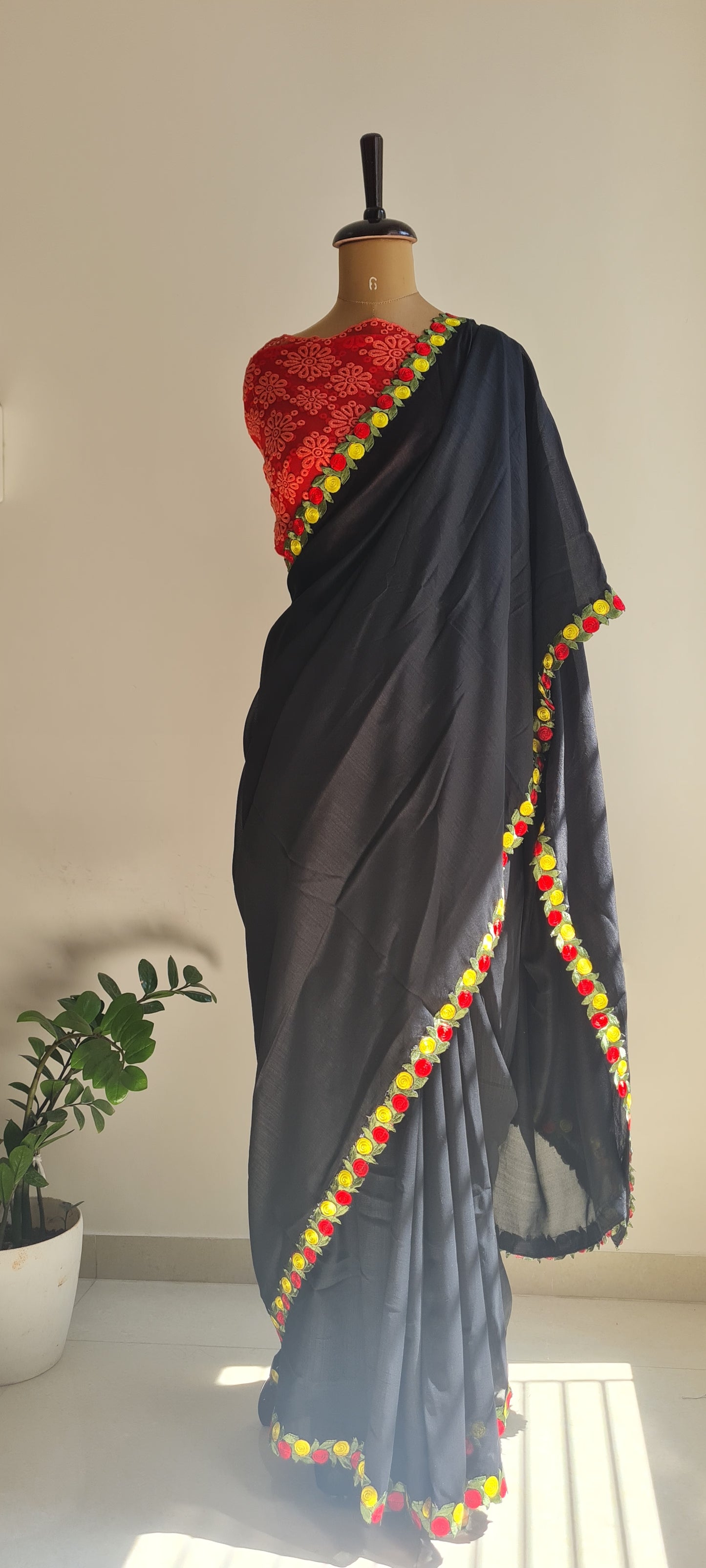 The Black Saree..