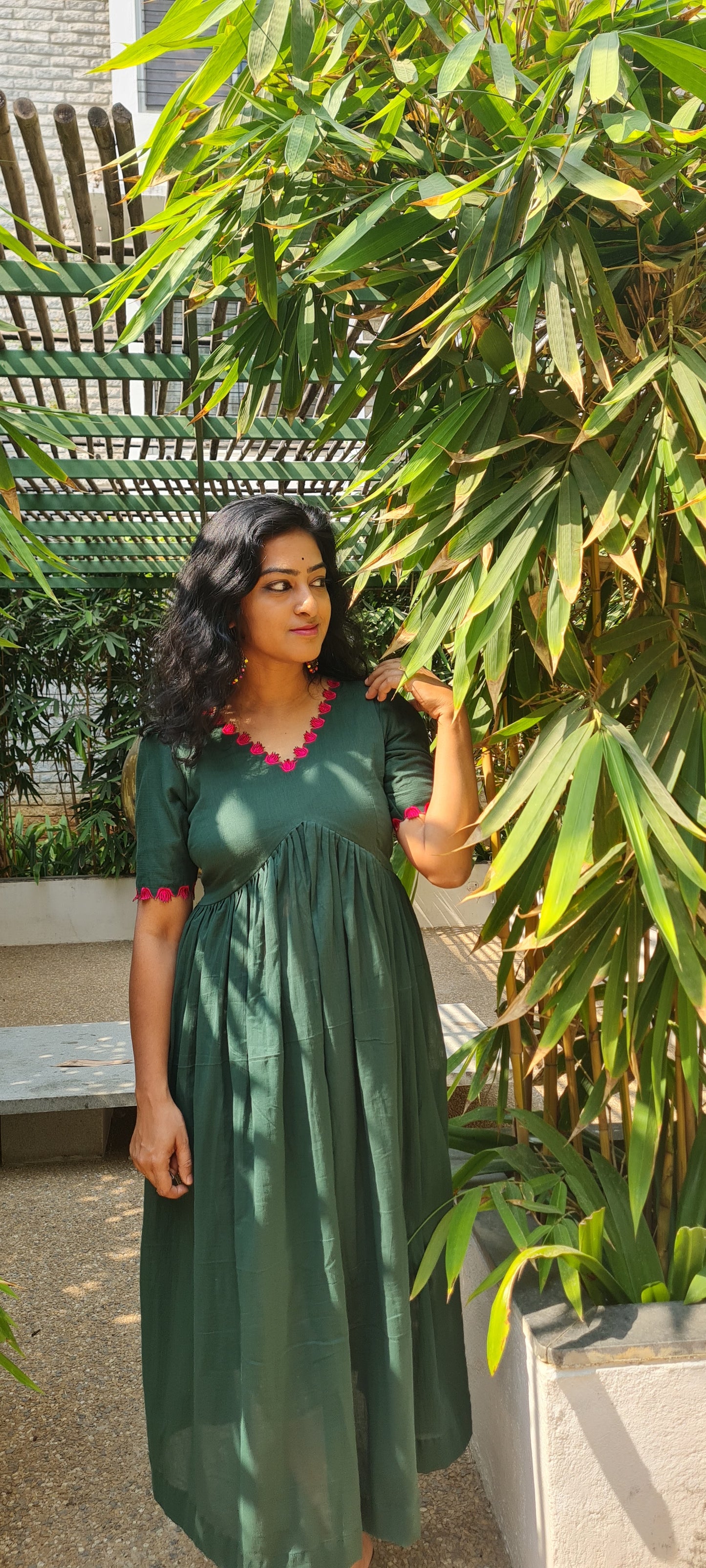 Lotus Bloom Cut Work Top