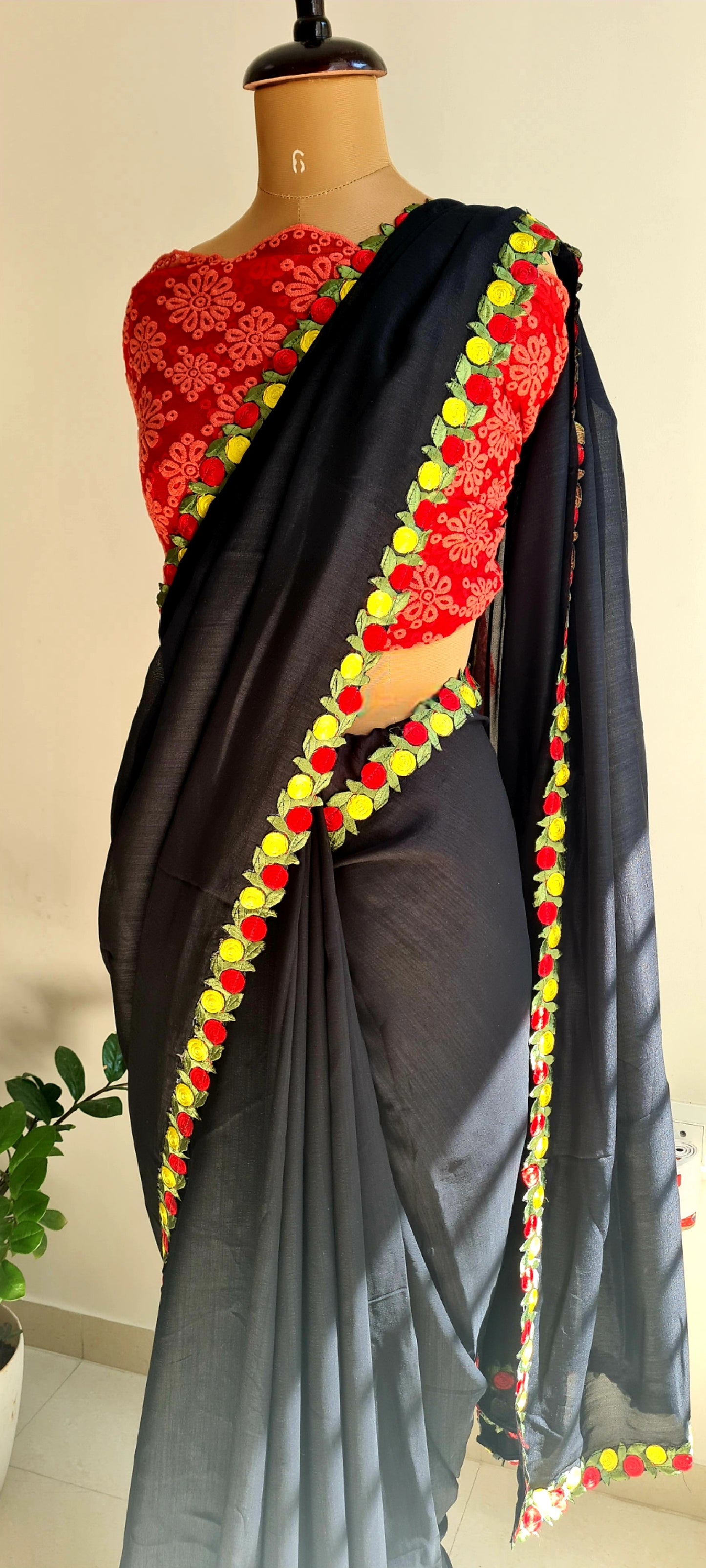 The Black Saree..