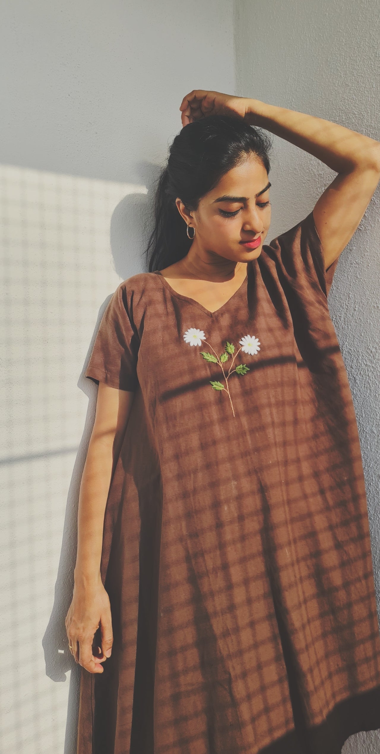 We love Brown...Whispers of White Blooms..