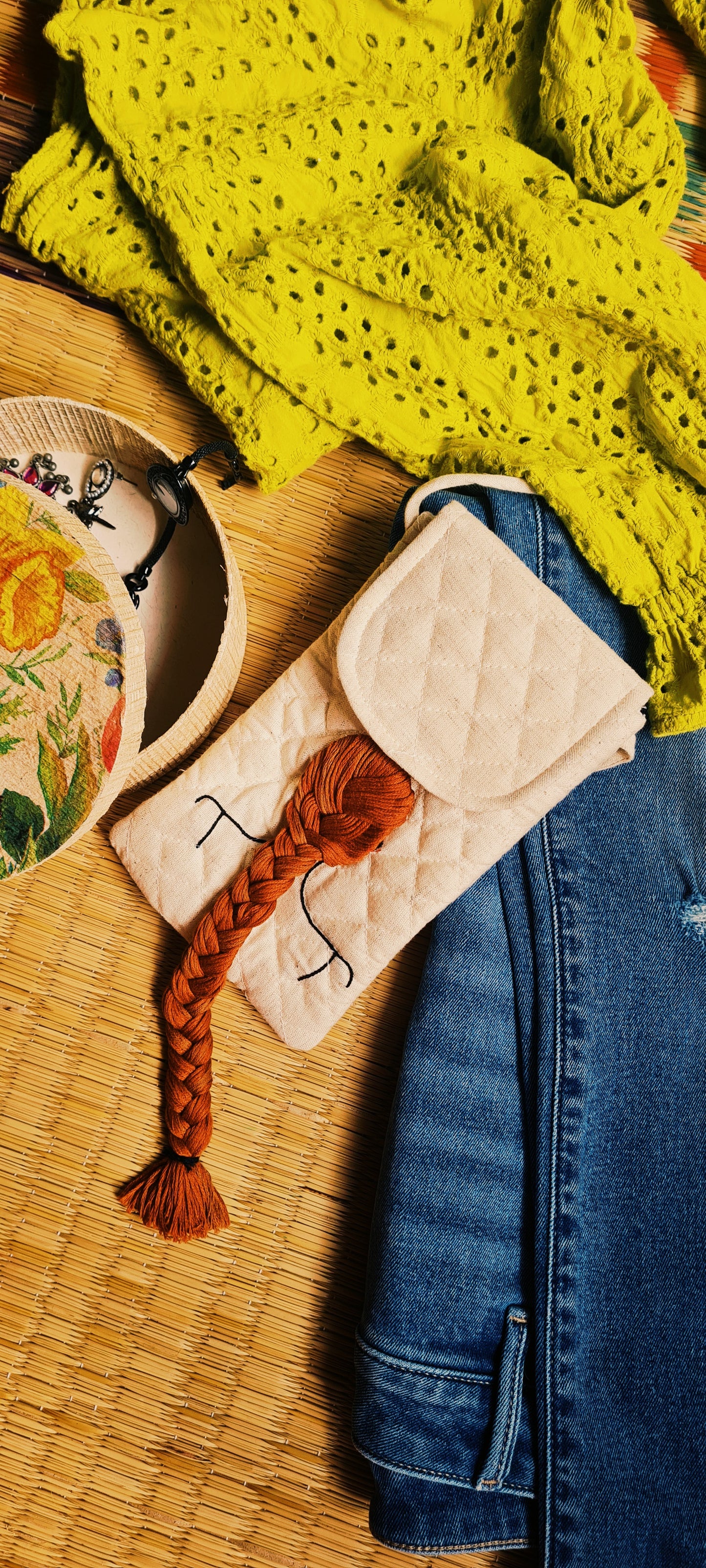 The Beautiful Hair Sling Bag