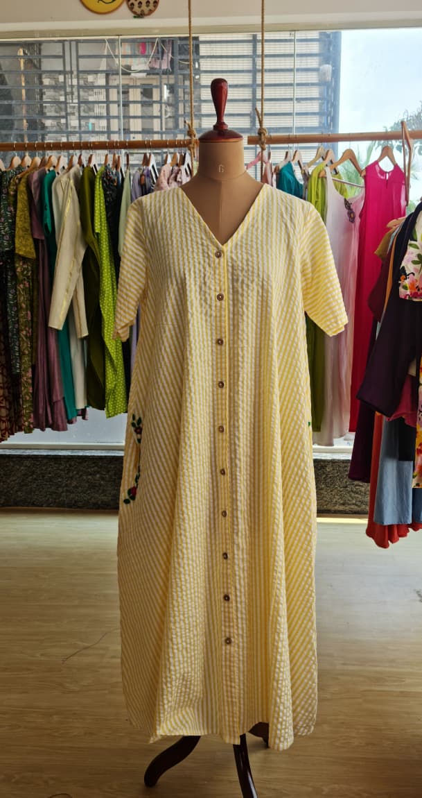 Stripe Comfort Frock(FREM0030)