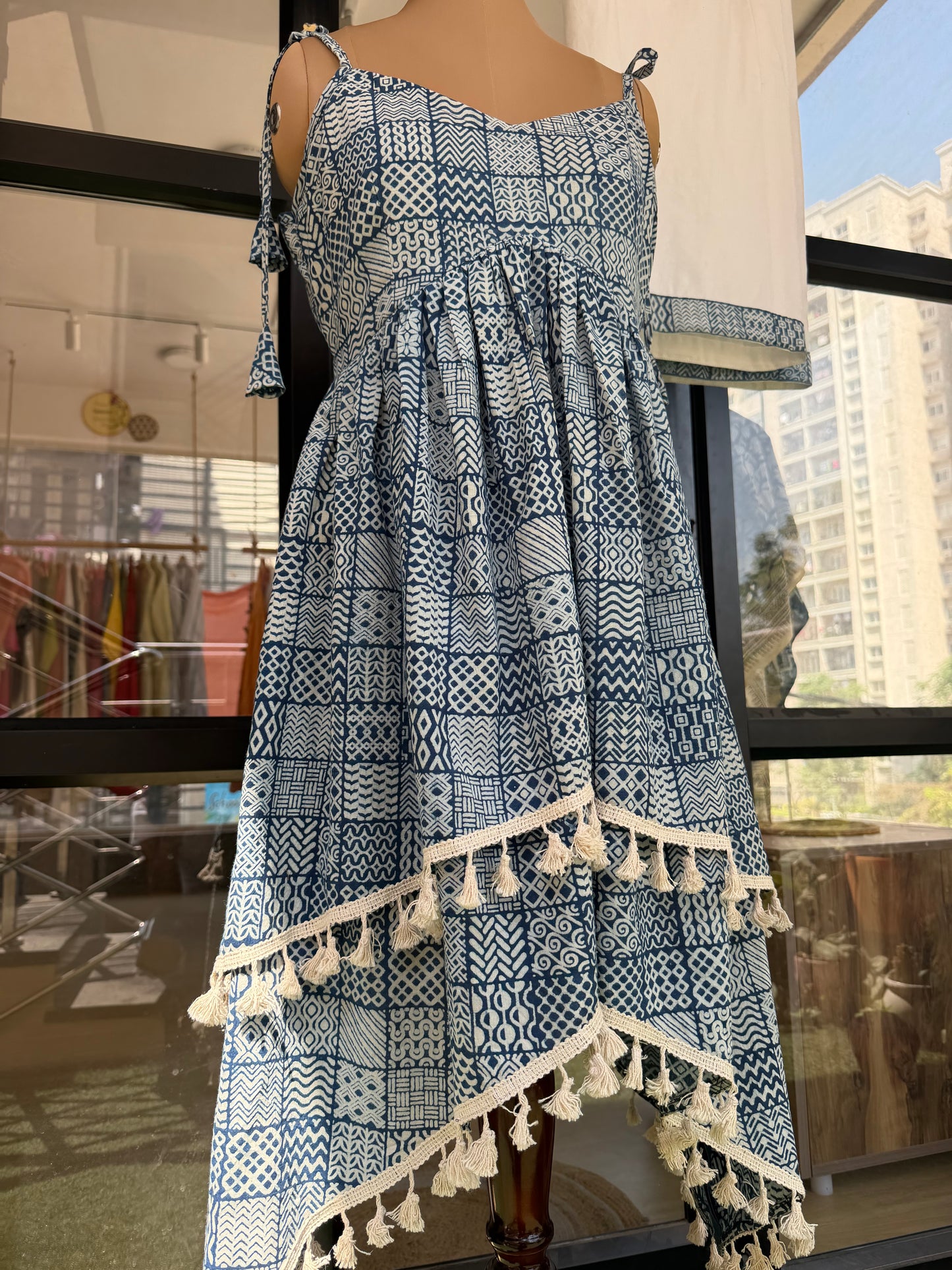 Indigo Mosaic Coord