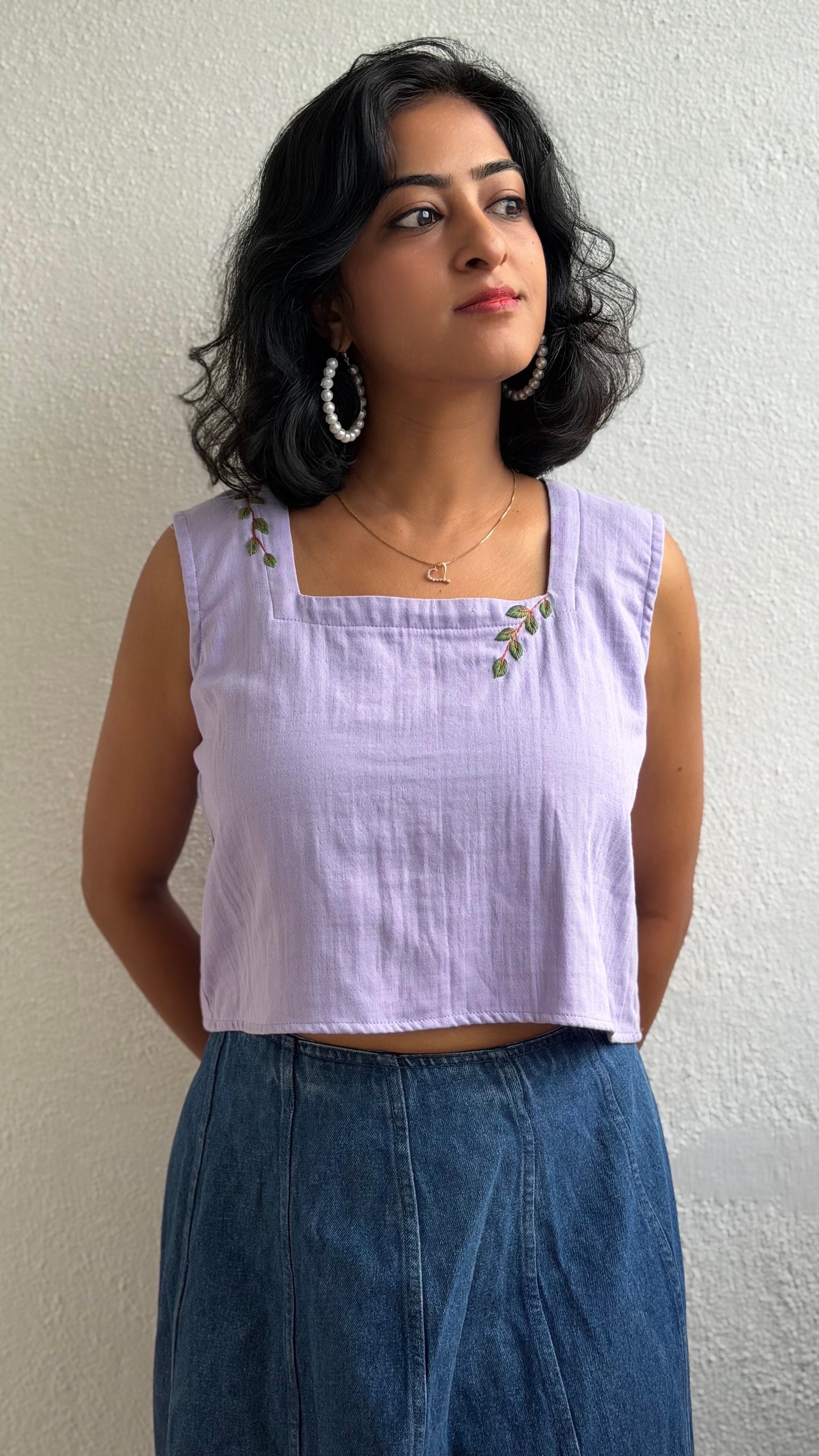 Lilac Whisper Top