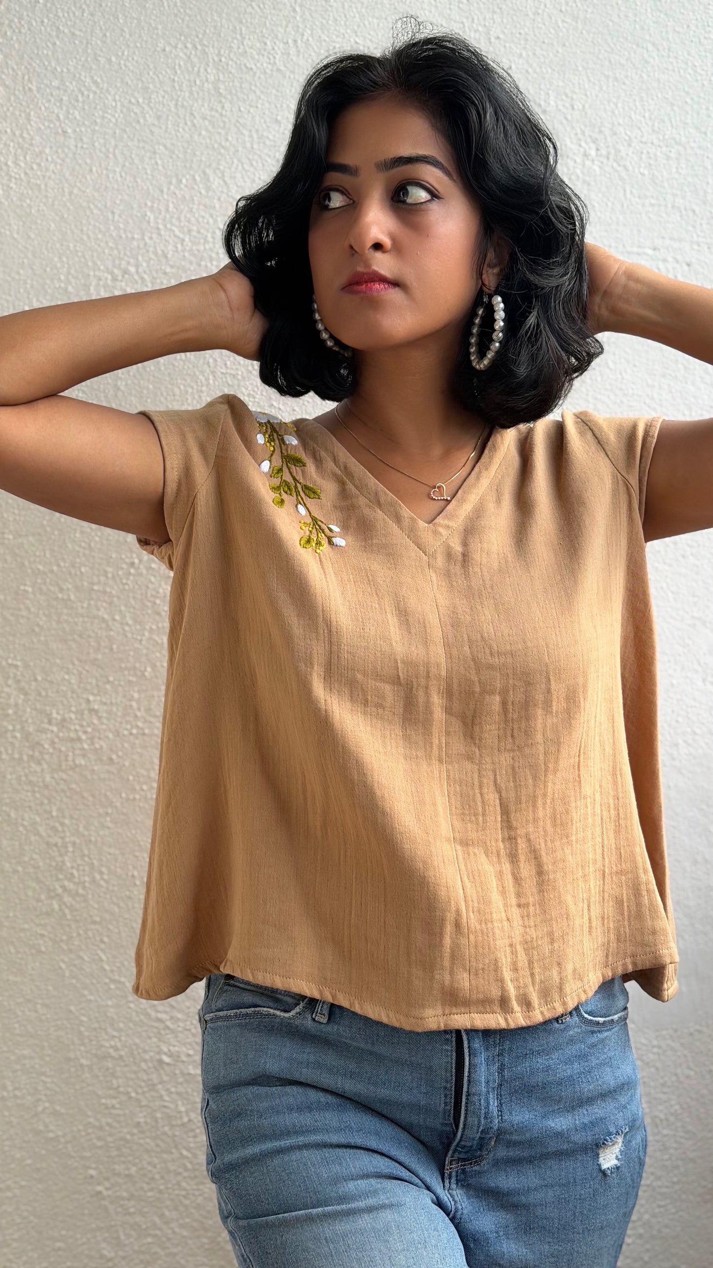 Earthy Leaf Top