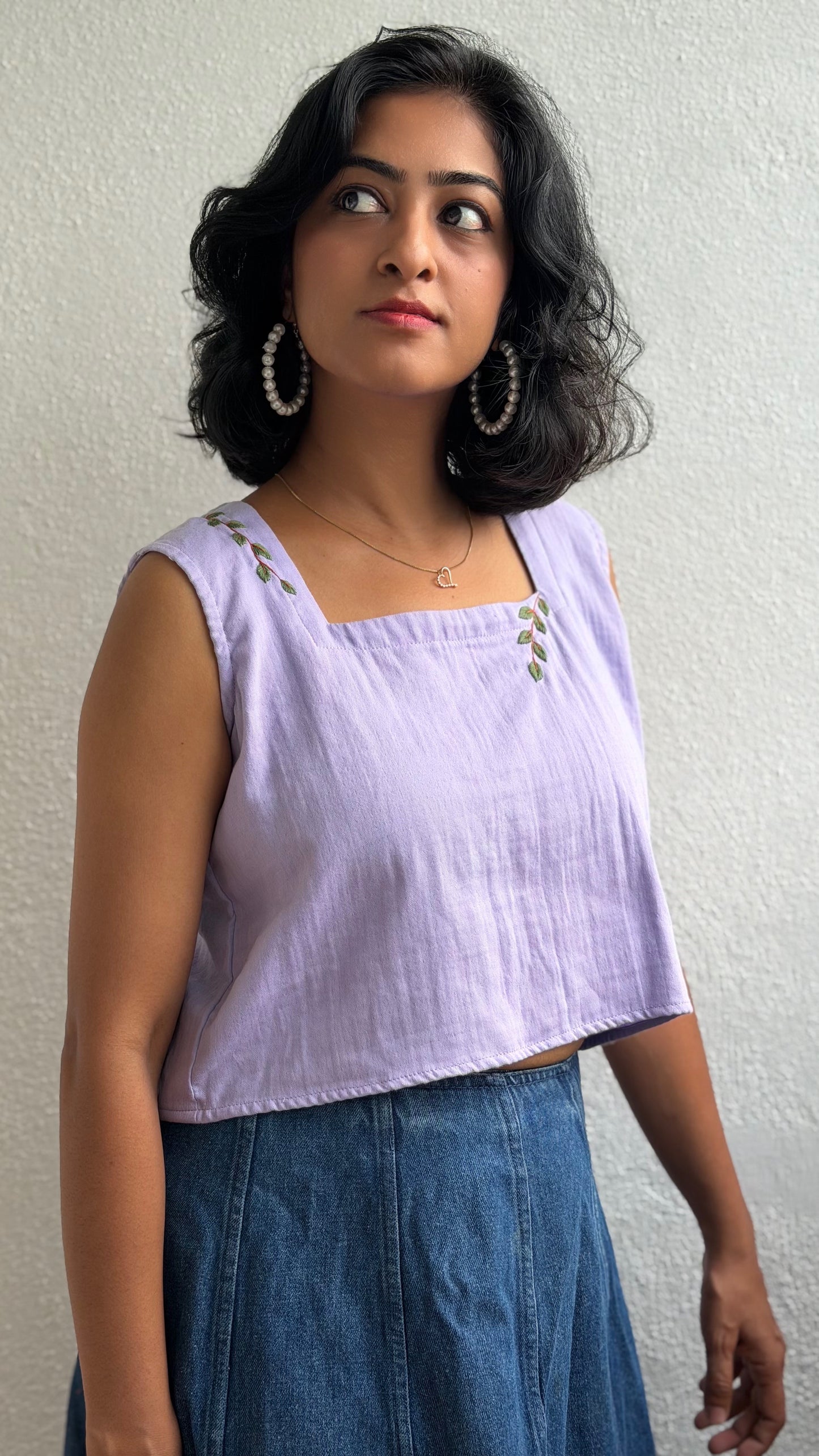 Lilac Whisper Top