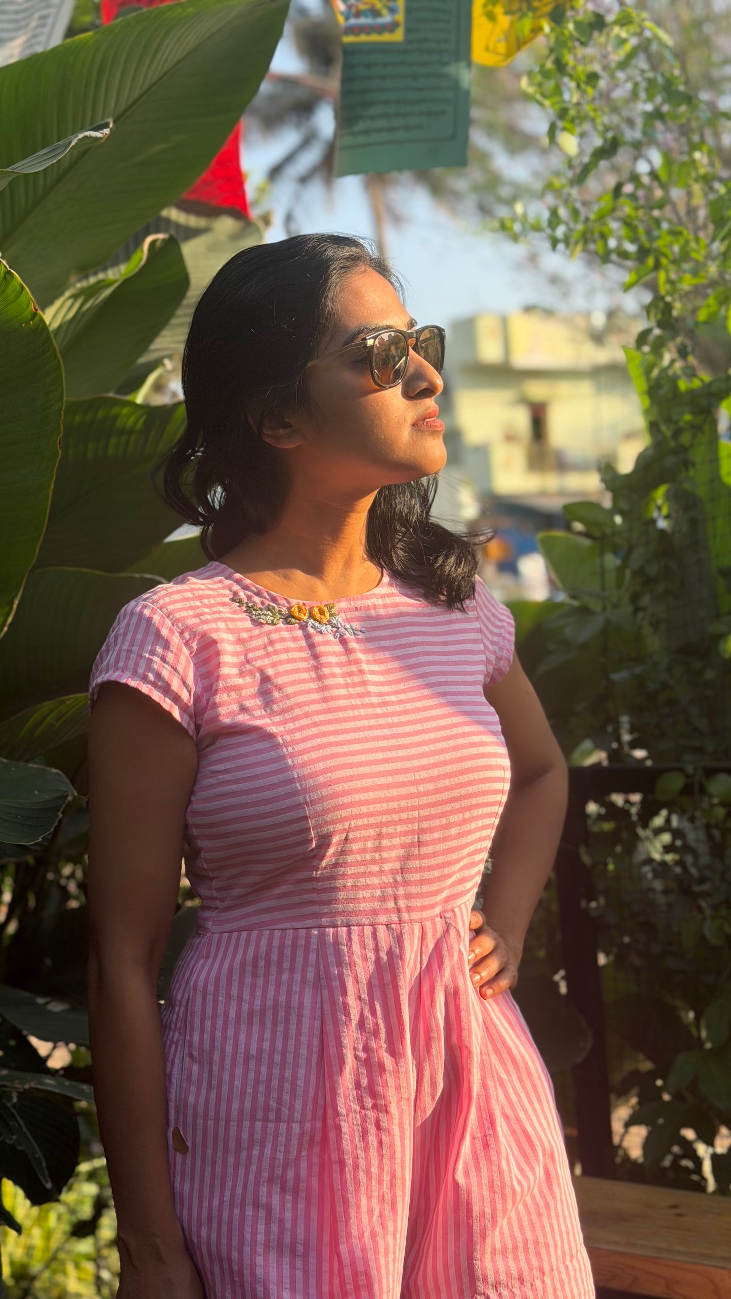 Blush Breeze Handcrafted Jumpsuit