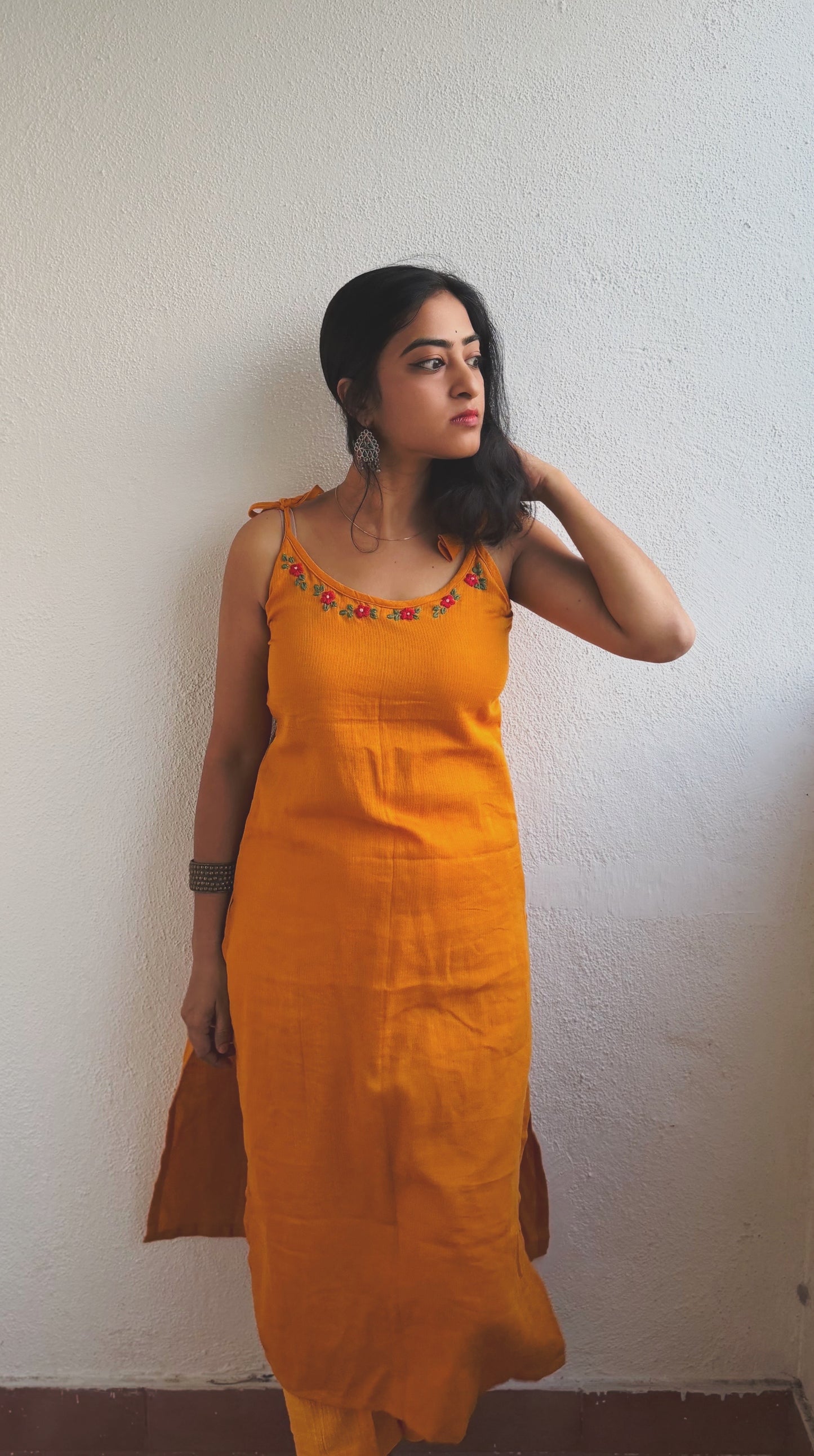 Scarlet Bloom Kurti