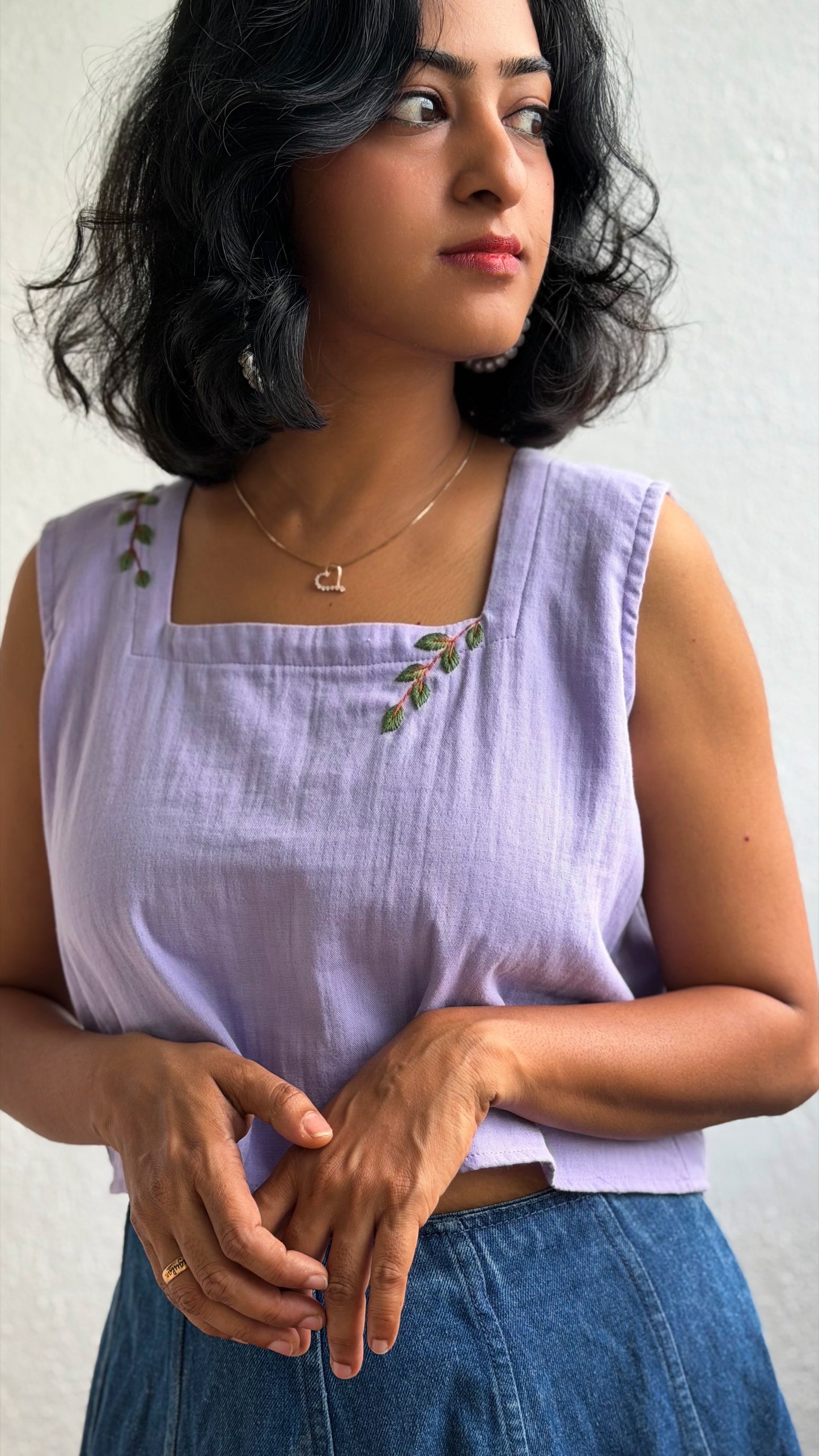 Lilac Whisper Top
