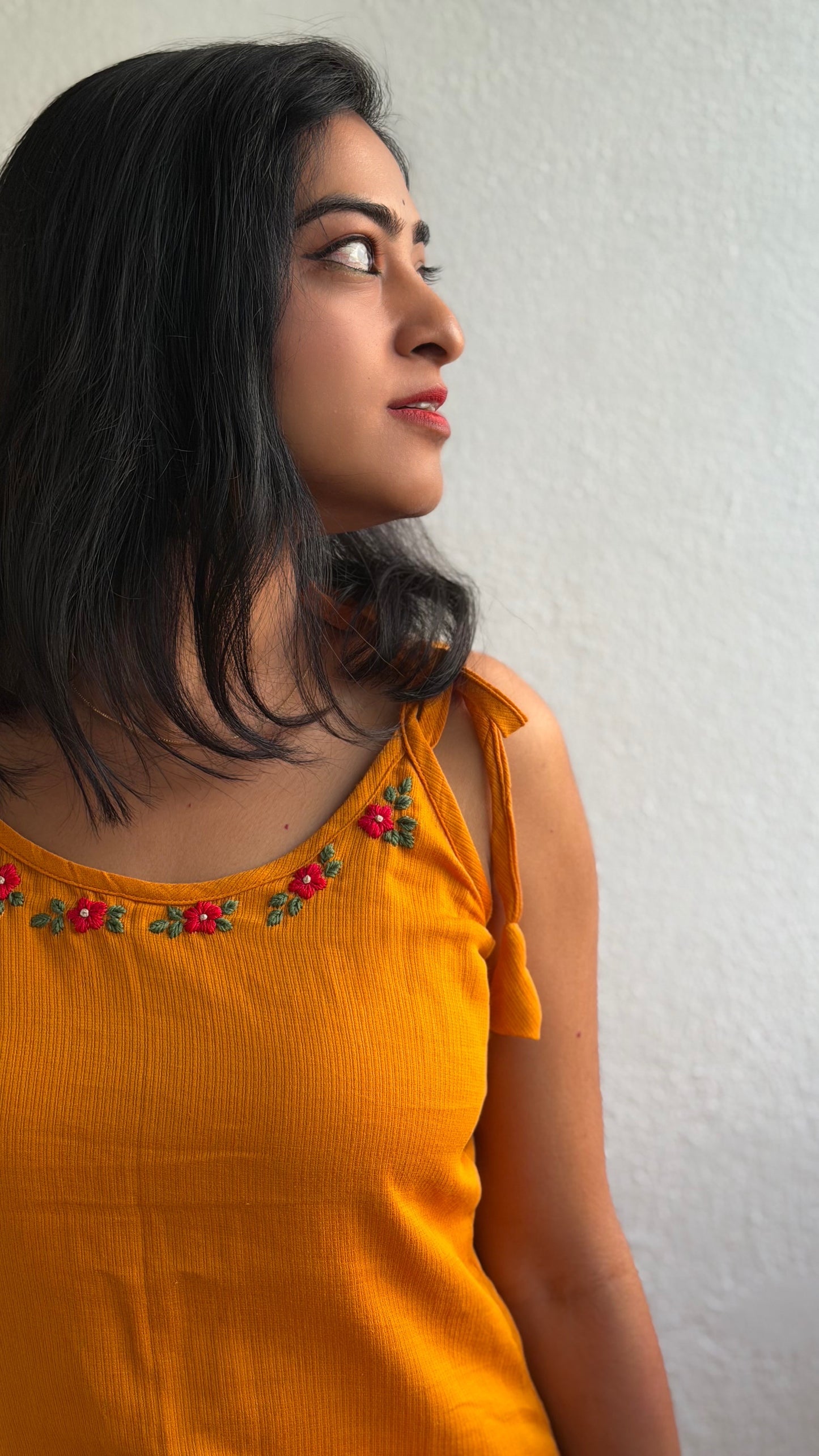 Scarlet Bloom Kurti