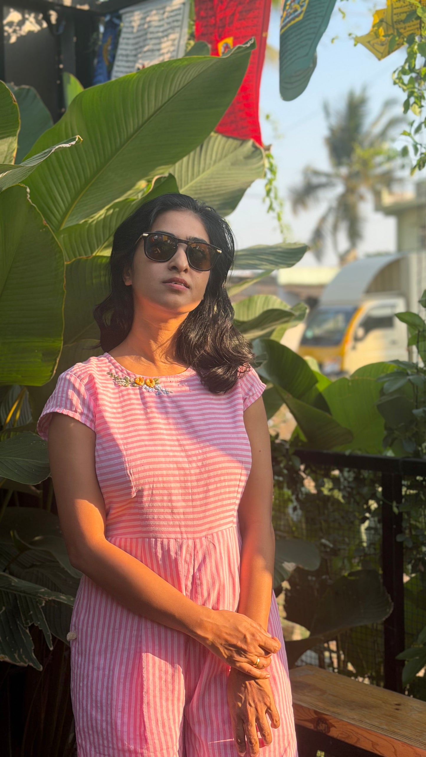 Blush Breeze Handcrafted Jumpsuit