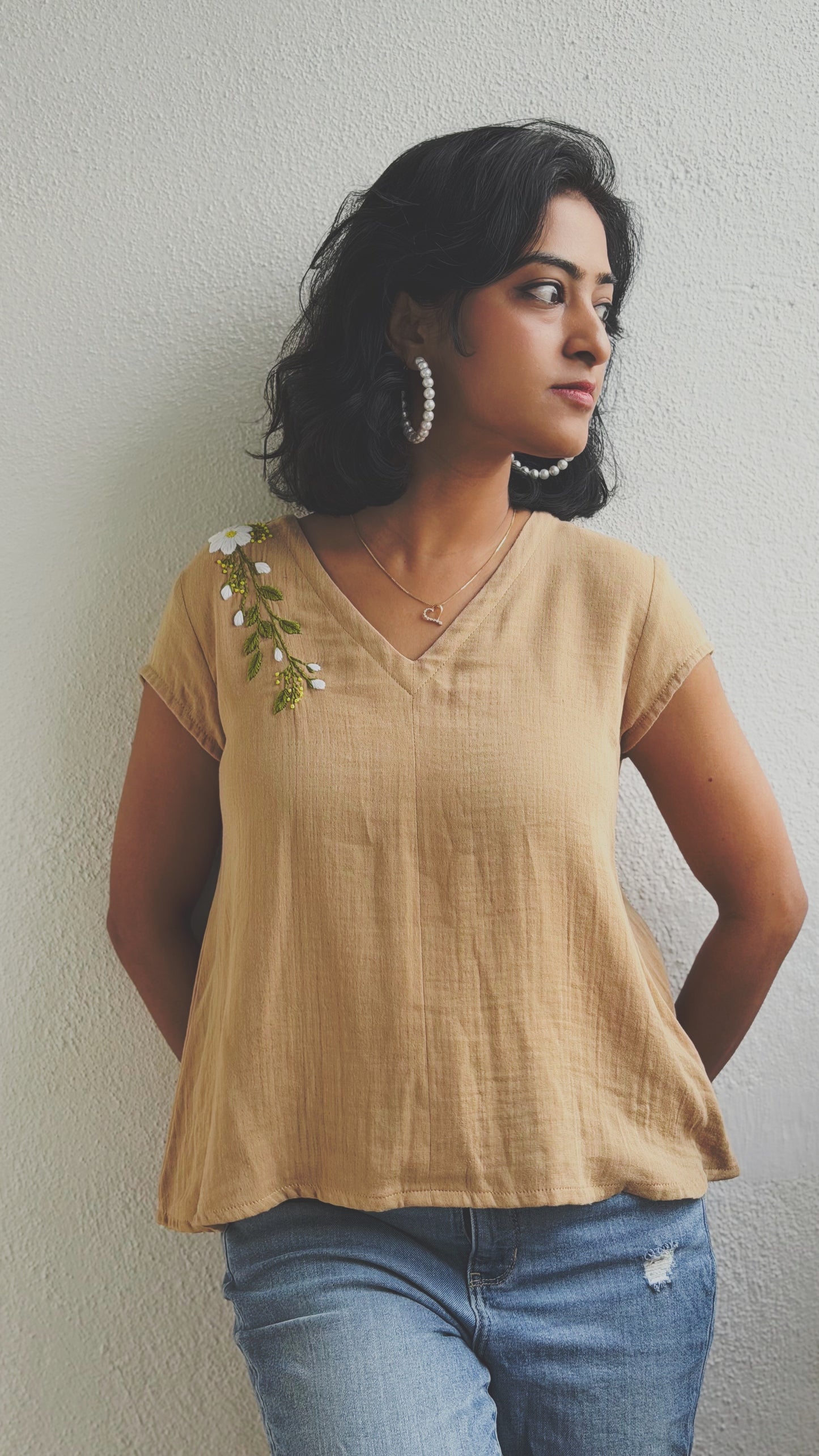 Earthy Leaf Top