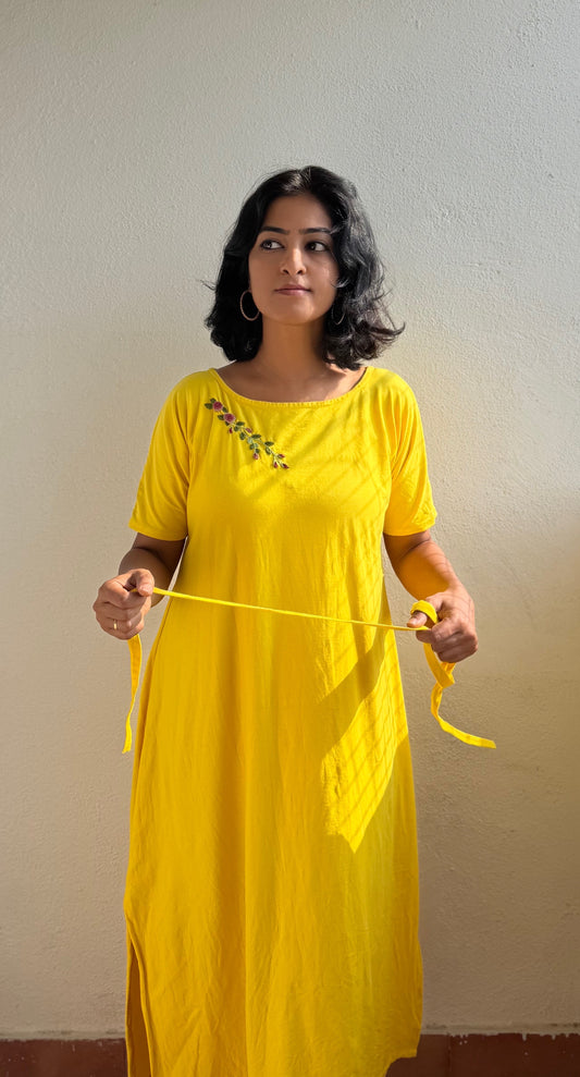 SunEase Dress (Yellow)🌼
