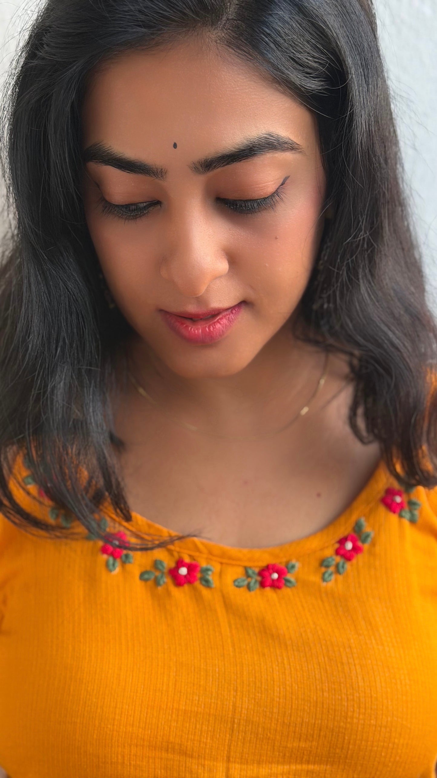 Scarlet Bloom Kurti
