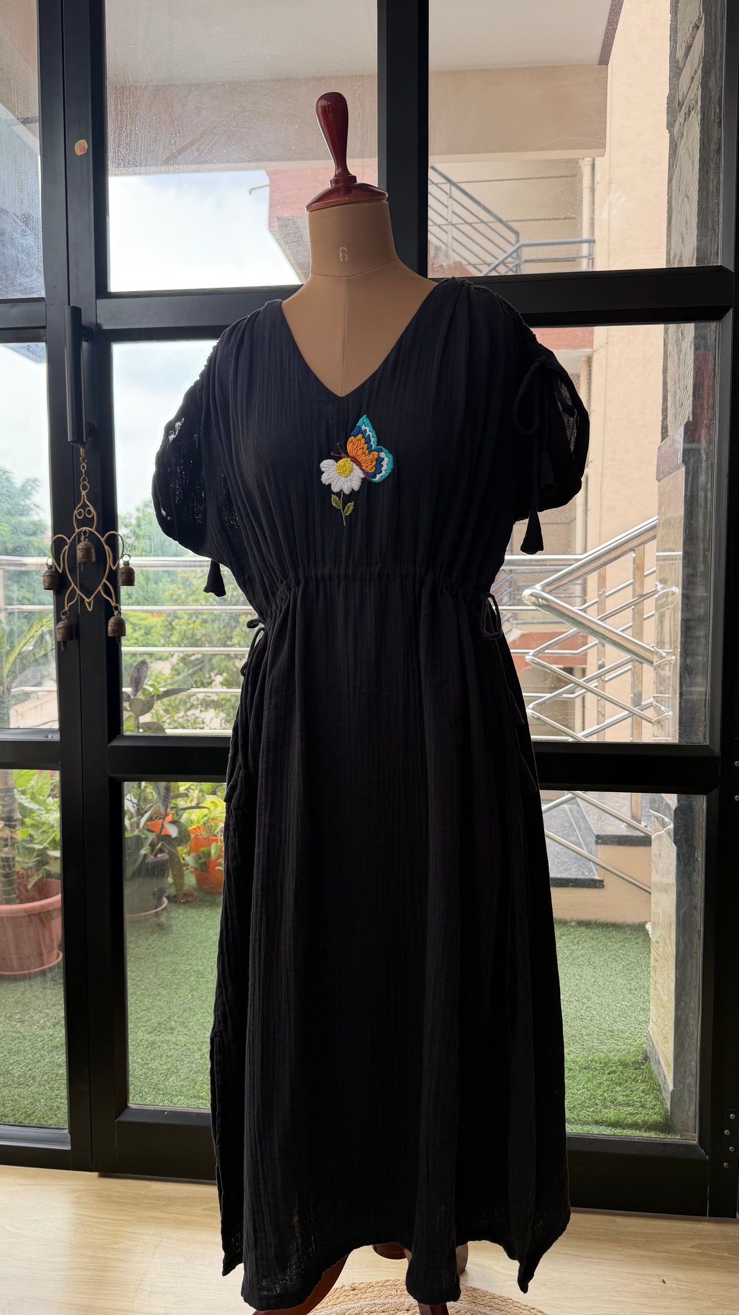 Flutter Bloom Tie Dress