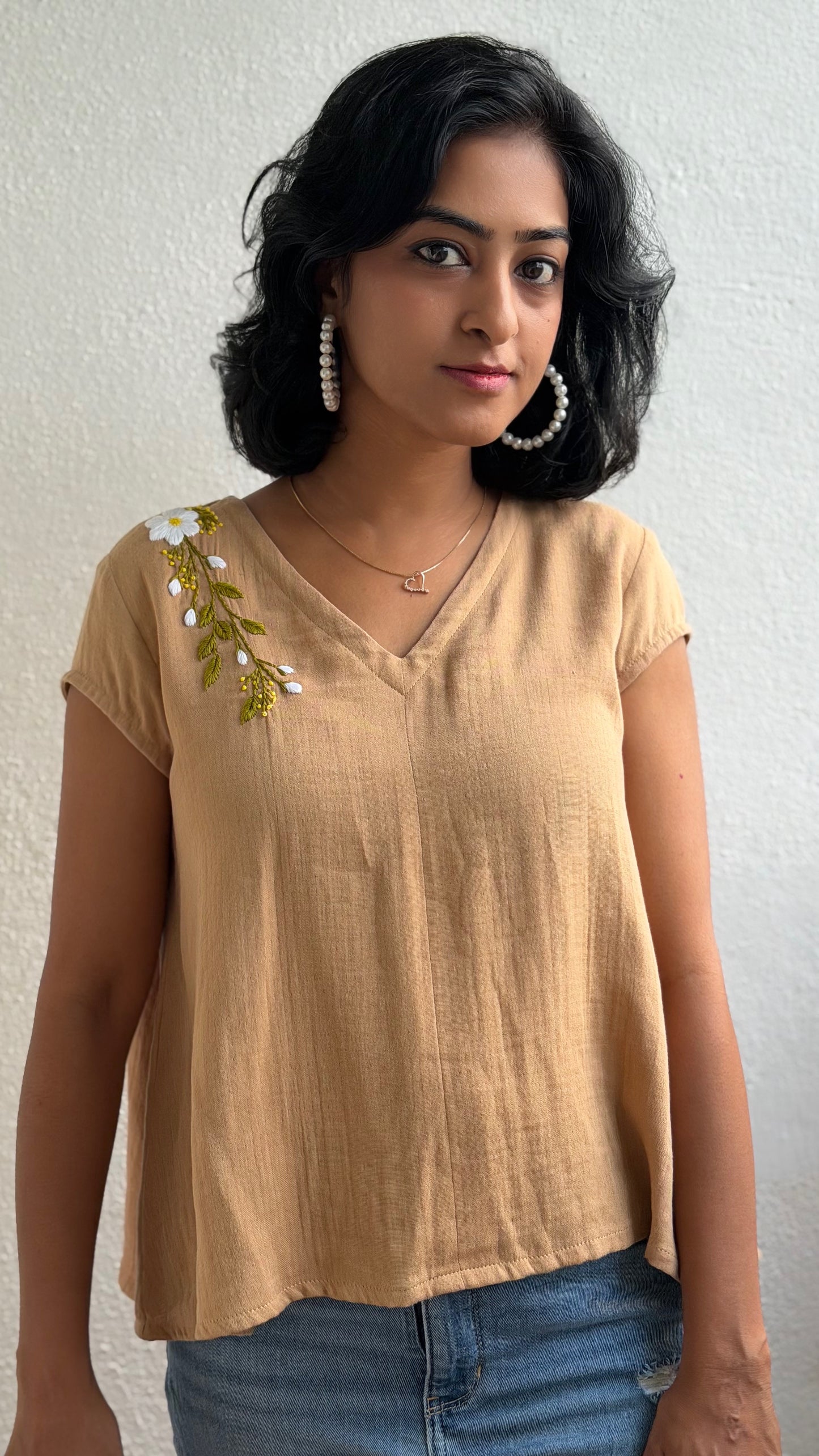 Earthy Leaf Top