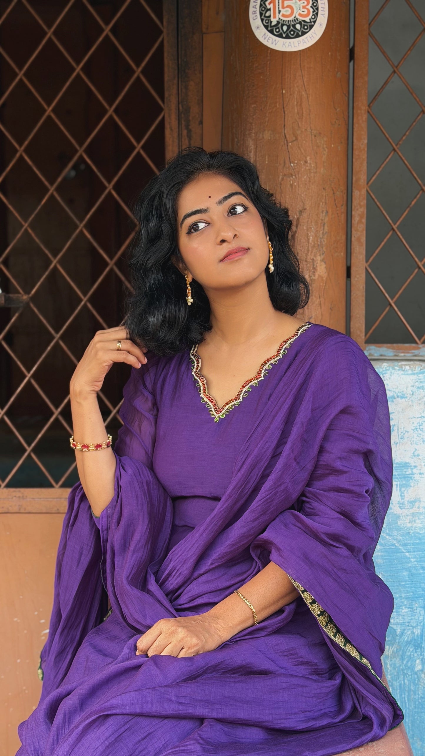 Jadau Purple Heirloom Set