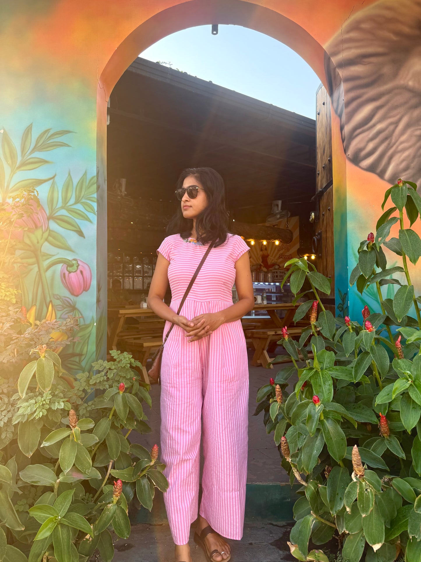 Blush Breeze Handcrafted Jumpsuit