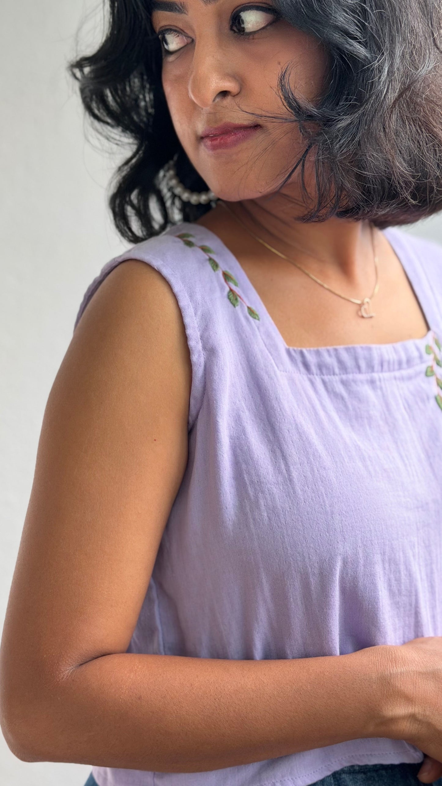 Lilac Whisper Top